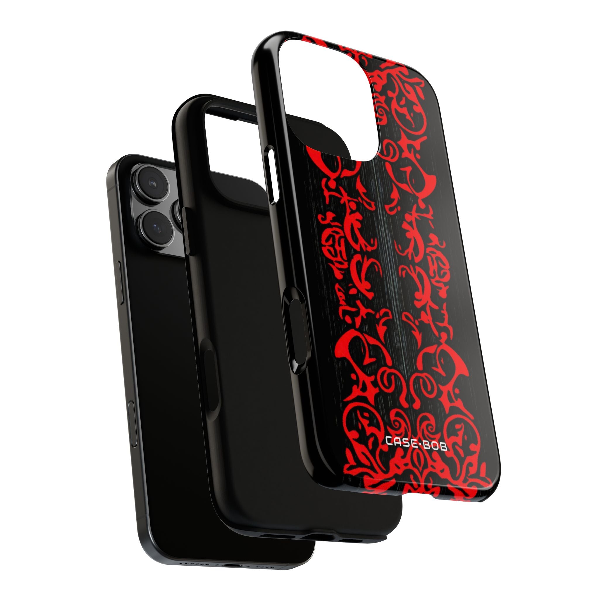 Crimson Spiral iPhone 16 Pro Max Skal - Tough