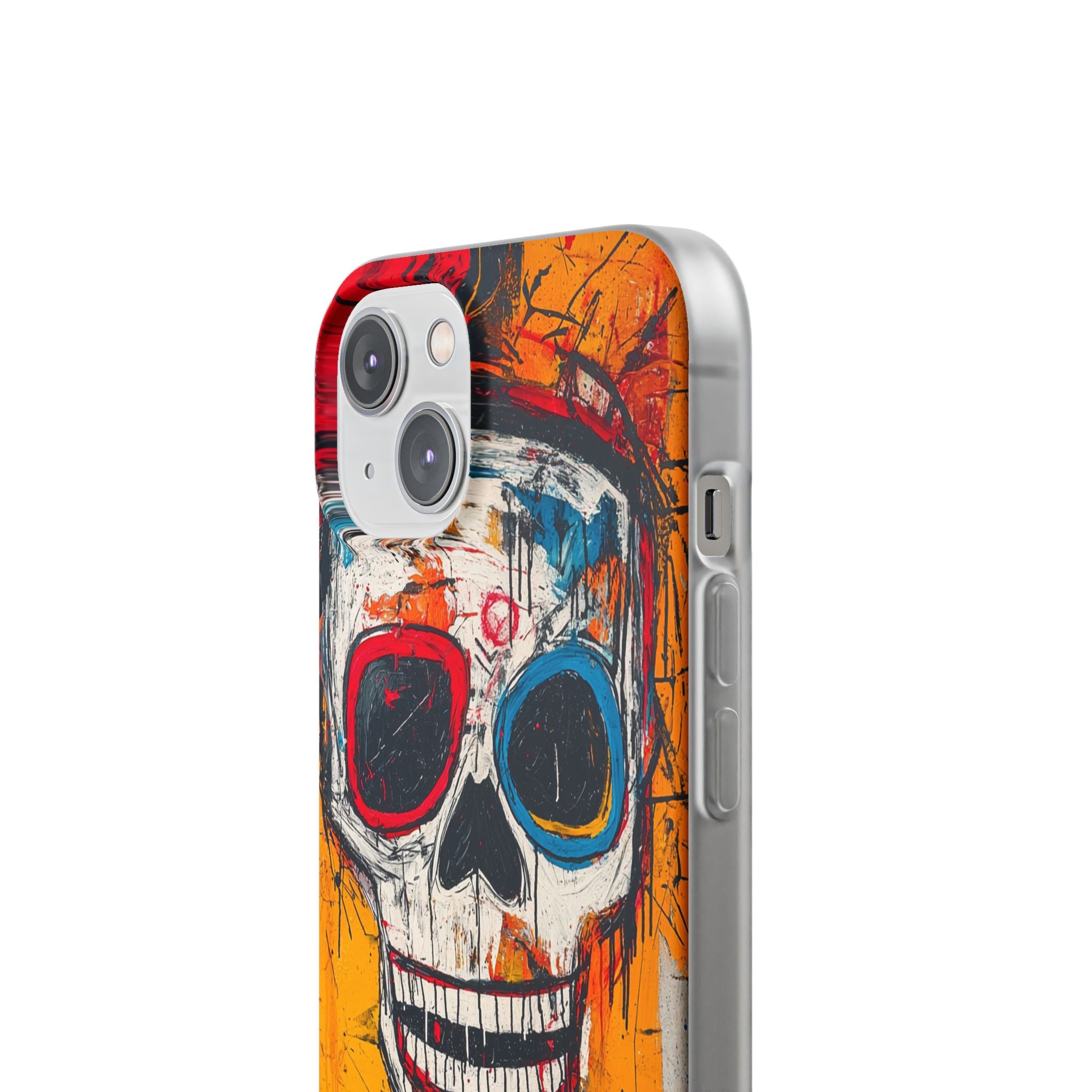 Vivid Graffiti Skull · Soft Custodia per iPhone