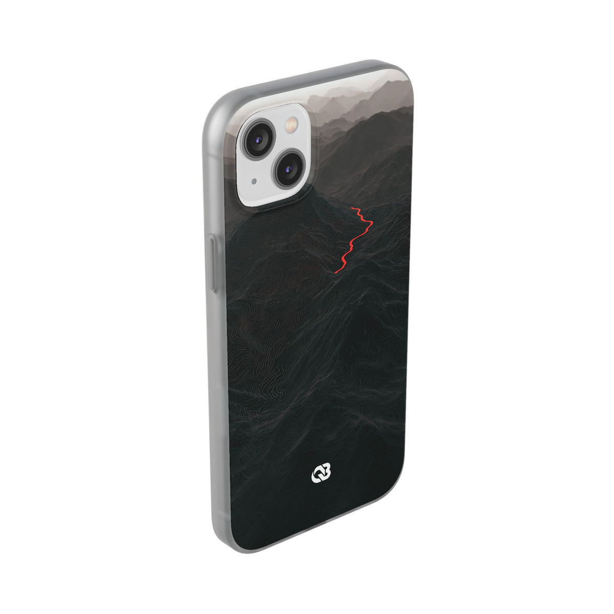 Crimson Ridge Pass · Lite Phone Case for iPhone · Black