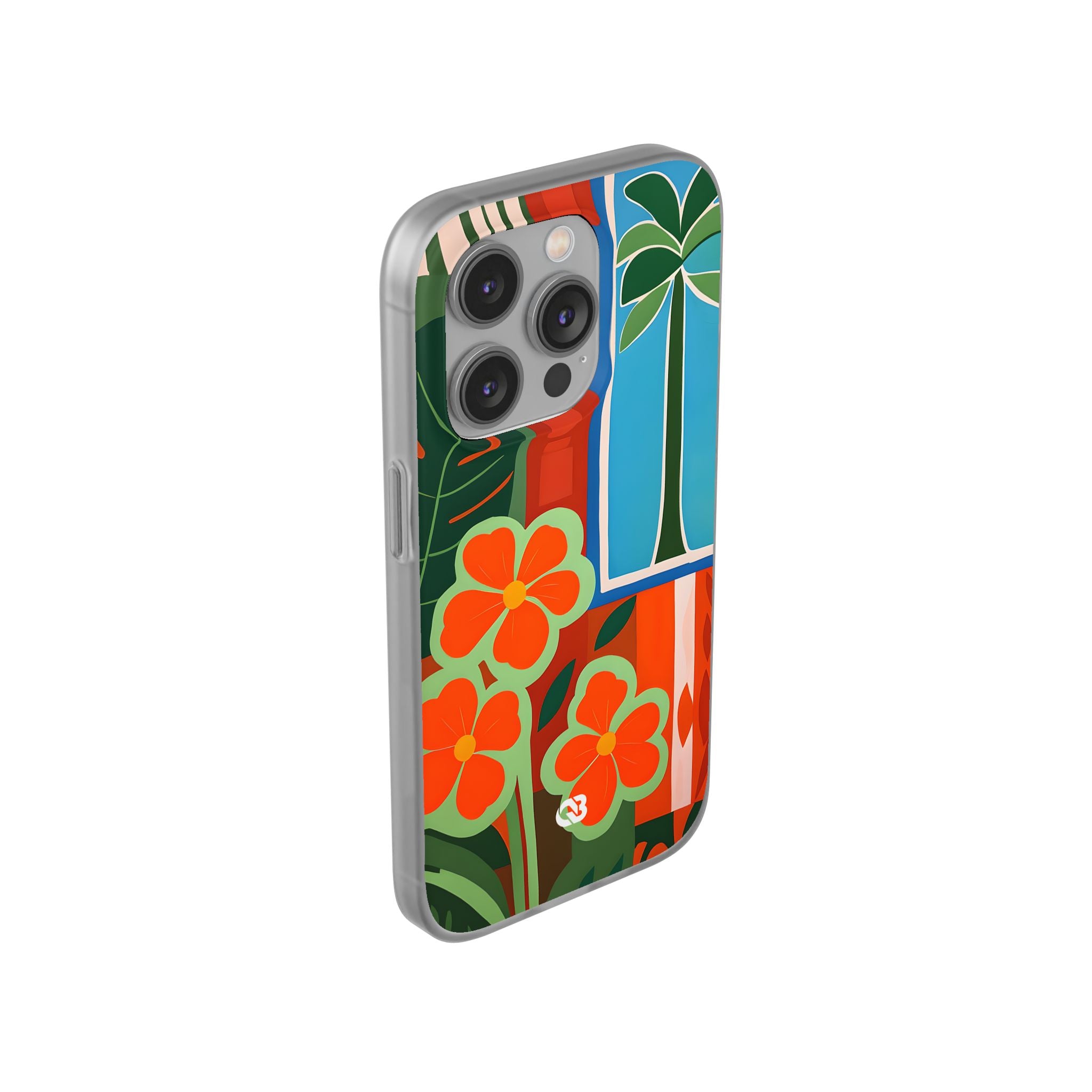 Vivid Jungle Collage · Soft Phone Case for iPhone