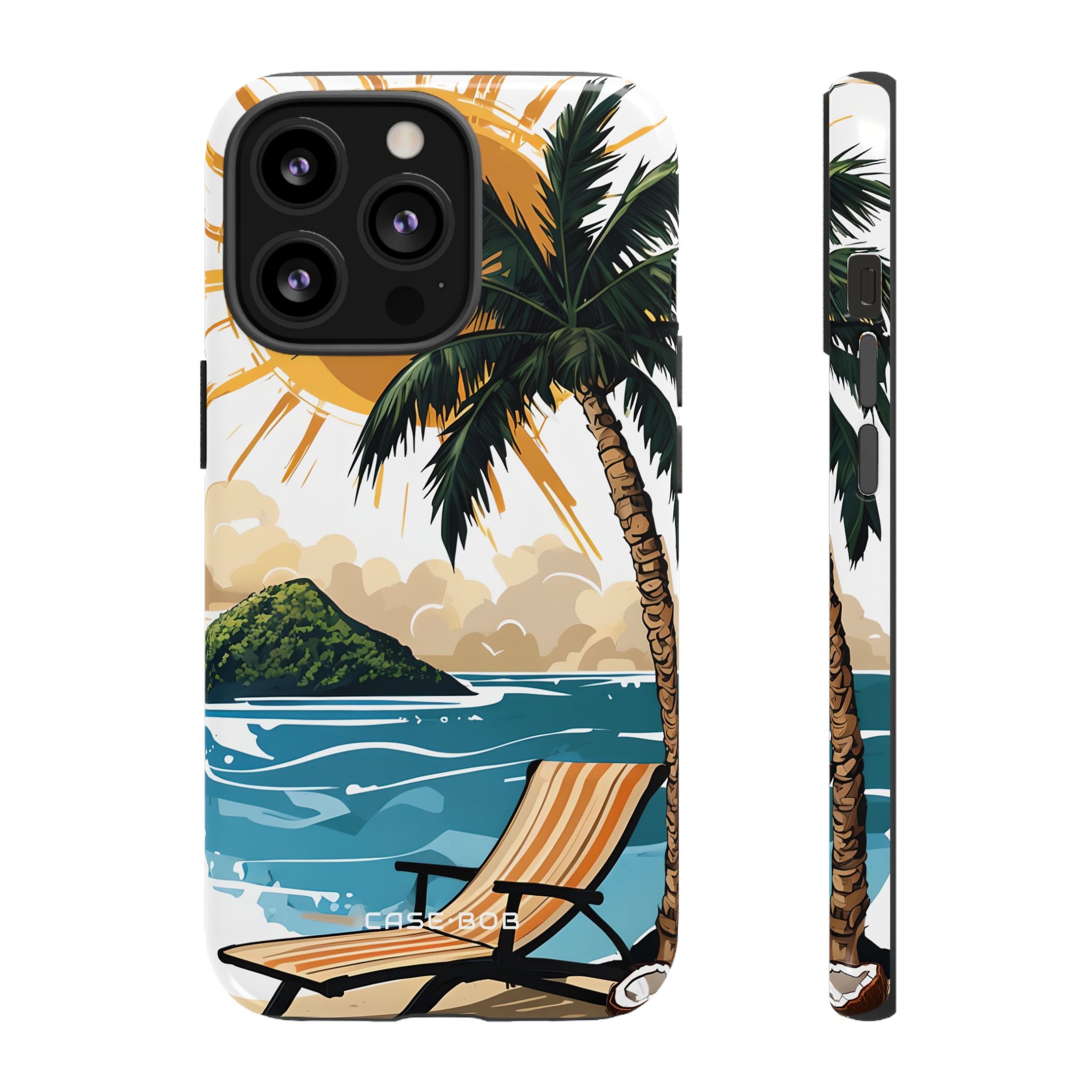Sunny Palm Breeze iPhone 13 Pro Case - Tough