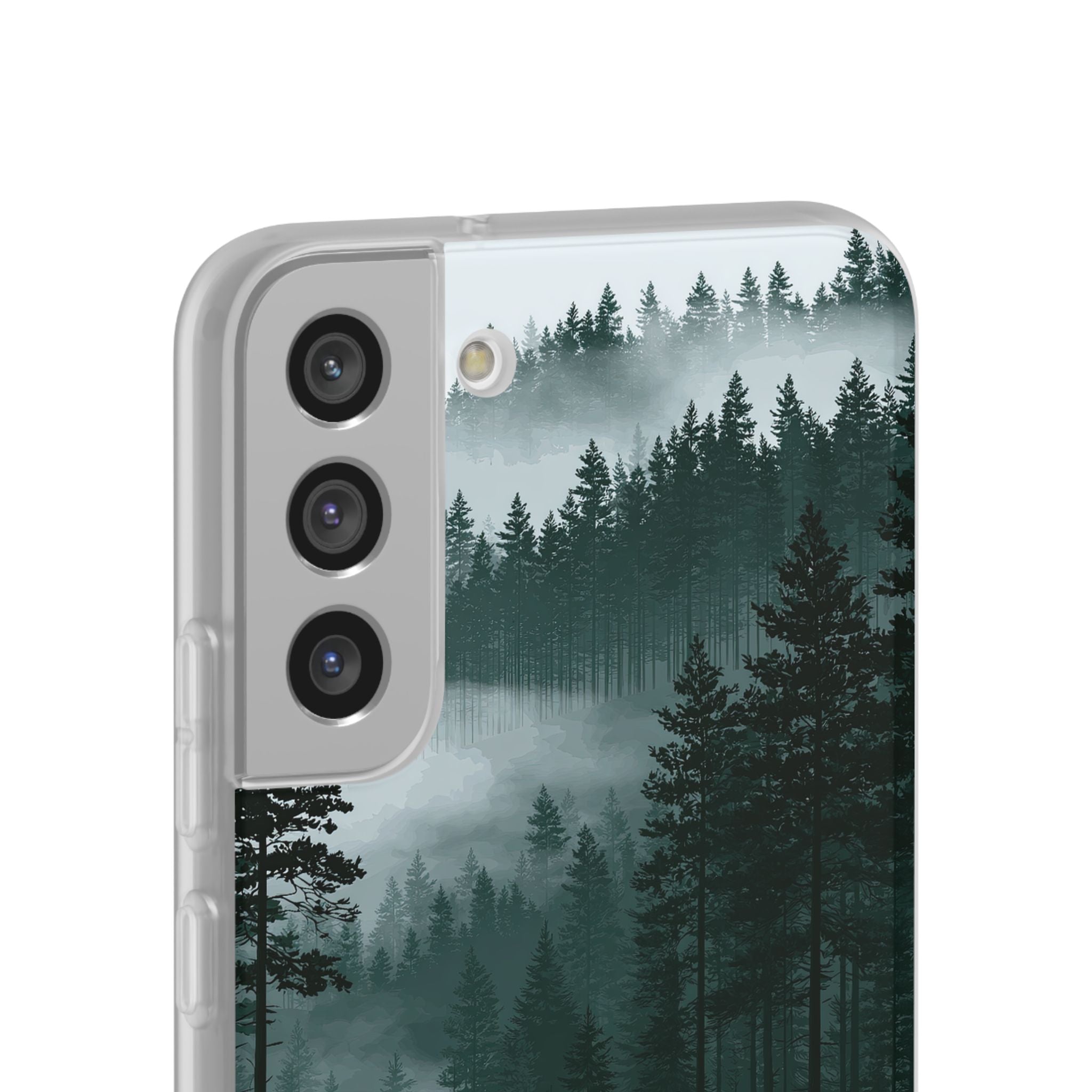 Green Lite Phone Case for Samsung - Misty Evergreen Mirror