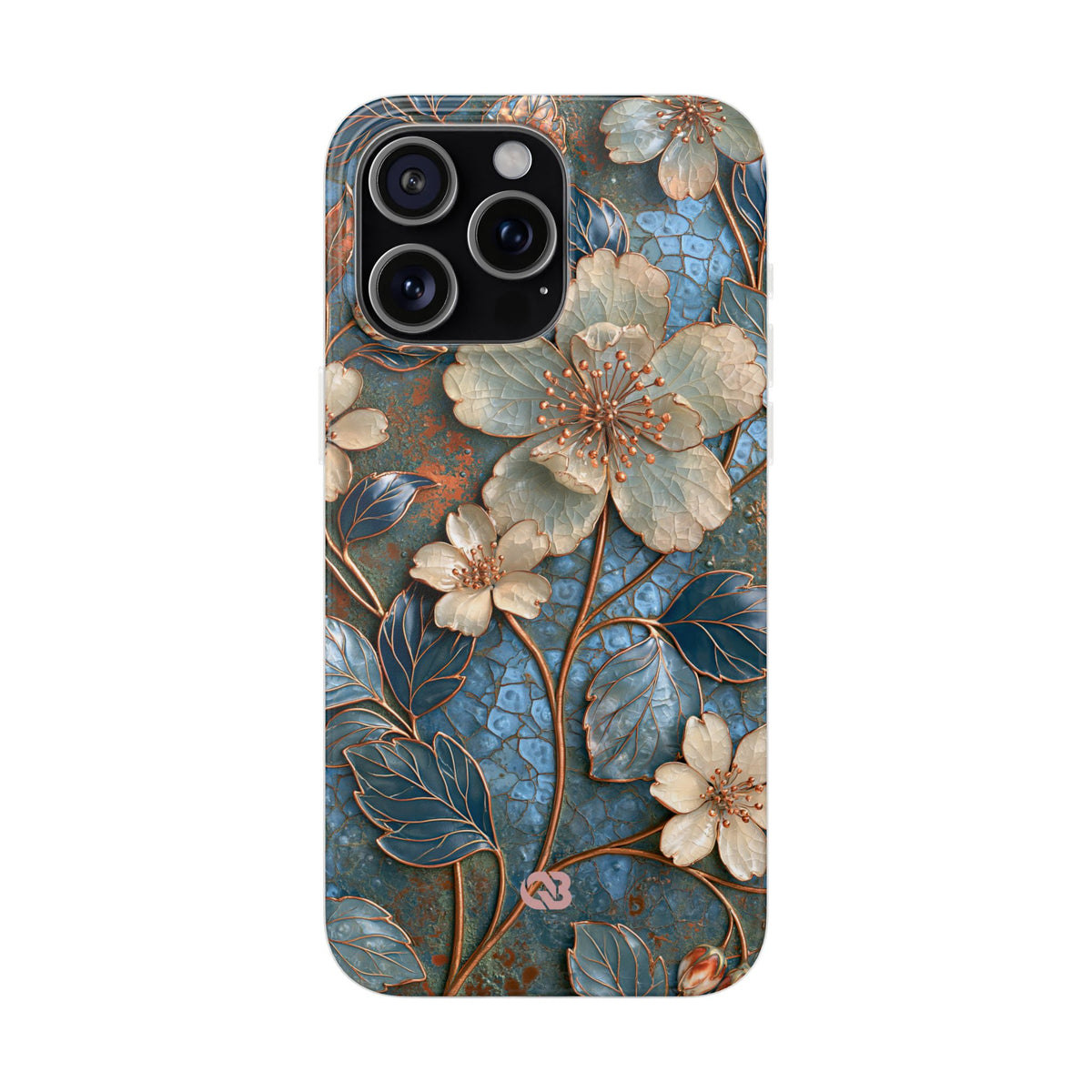 Gilded Blossom Reverie · Lite Phone Case for iPhone · Teal