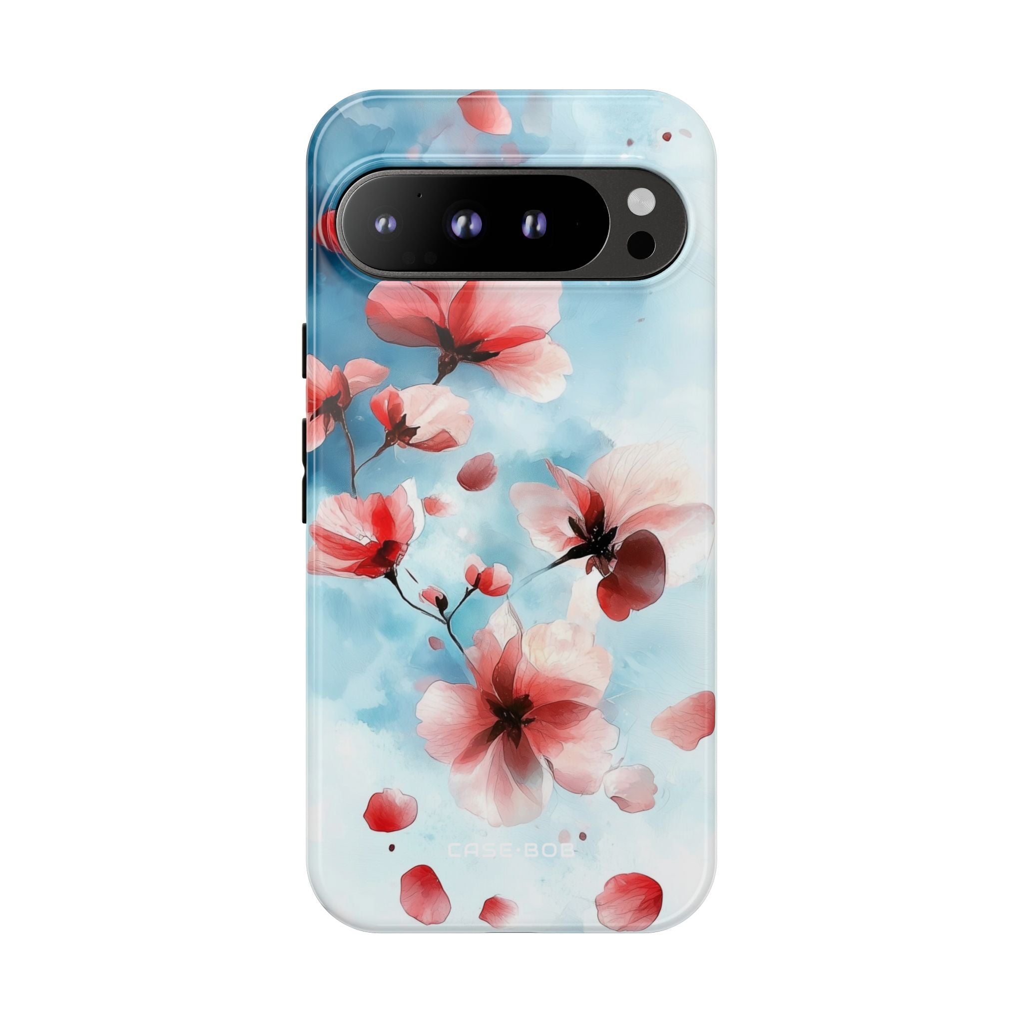 Roze Bloesem Drift Google Pixel 9 Pro XL Case - Tough