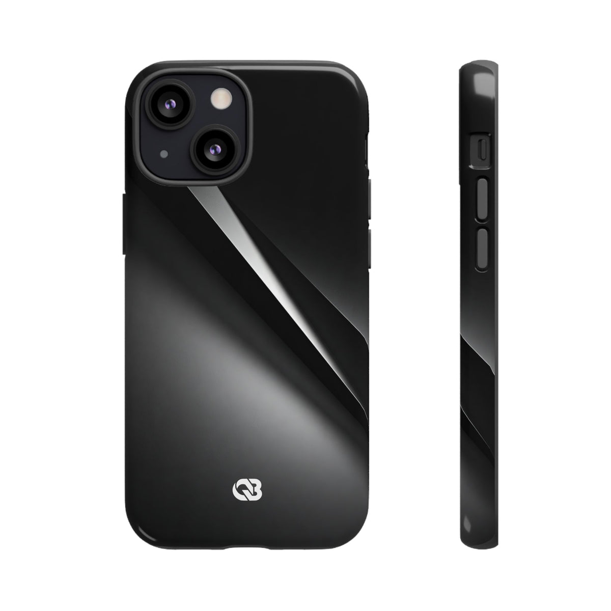 Obsidian Ridge · Tough Phone Case for iPhone · Black