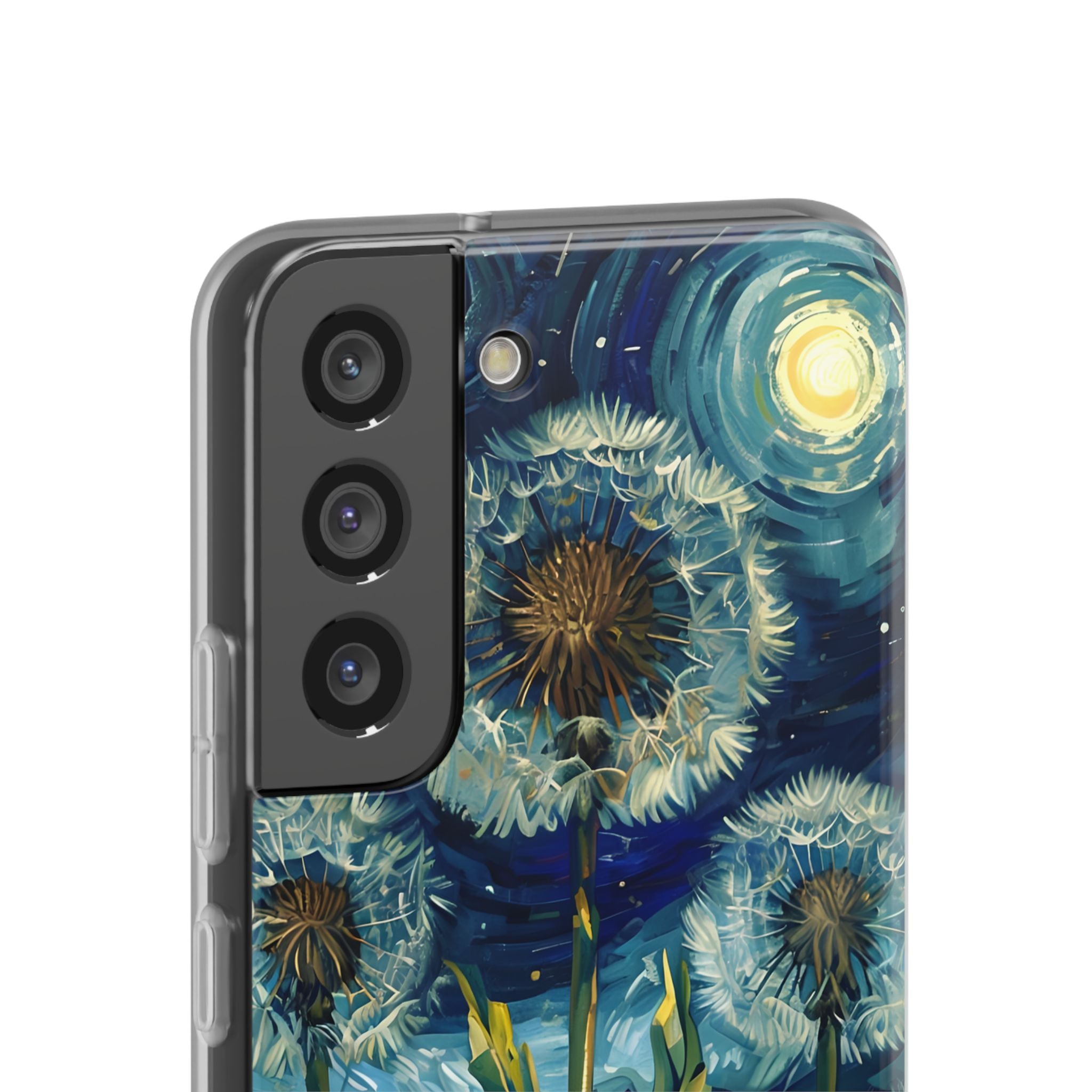 Starry Dandelion Swirl · Soft Phone Case for Samsung