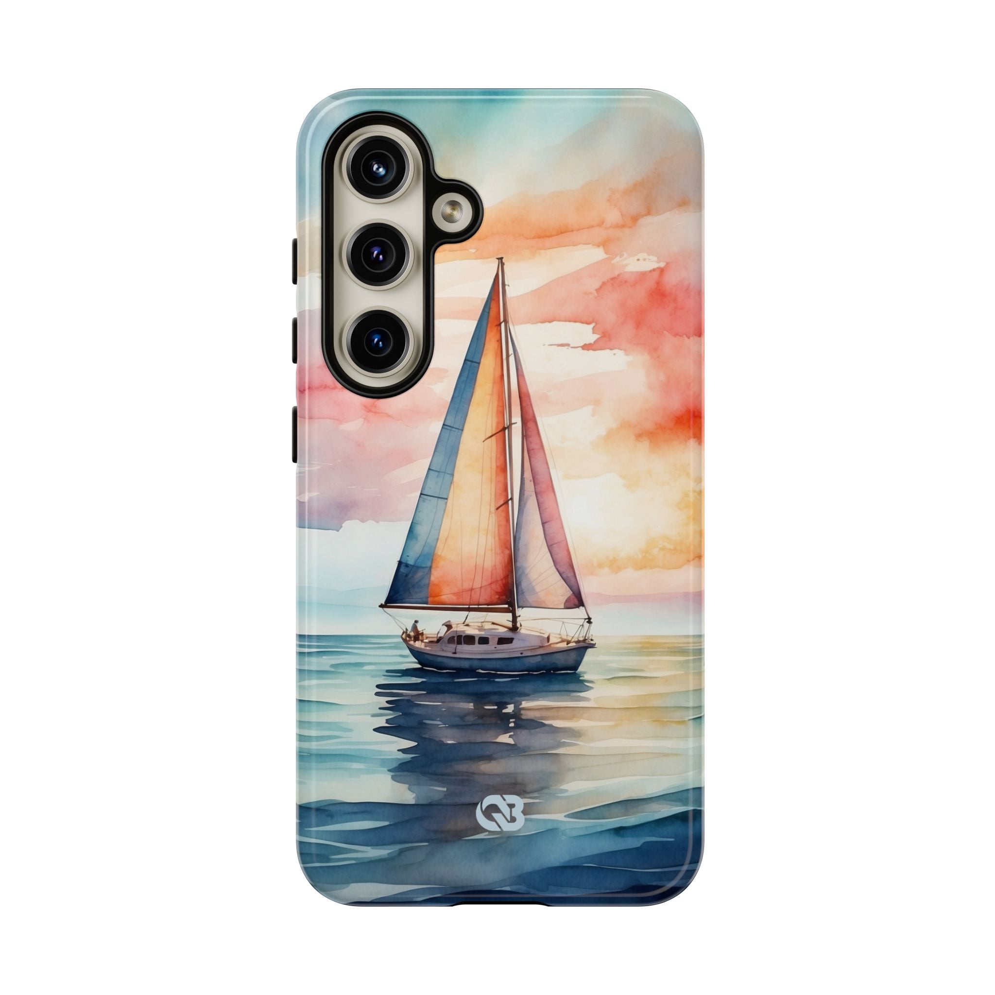 Crimson Horizon Sail · Tough Phone Case for Samsung