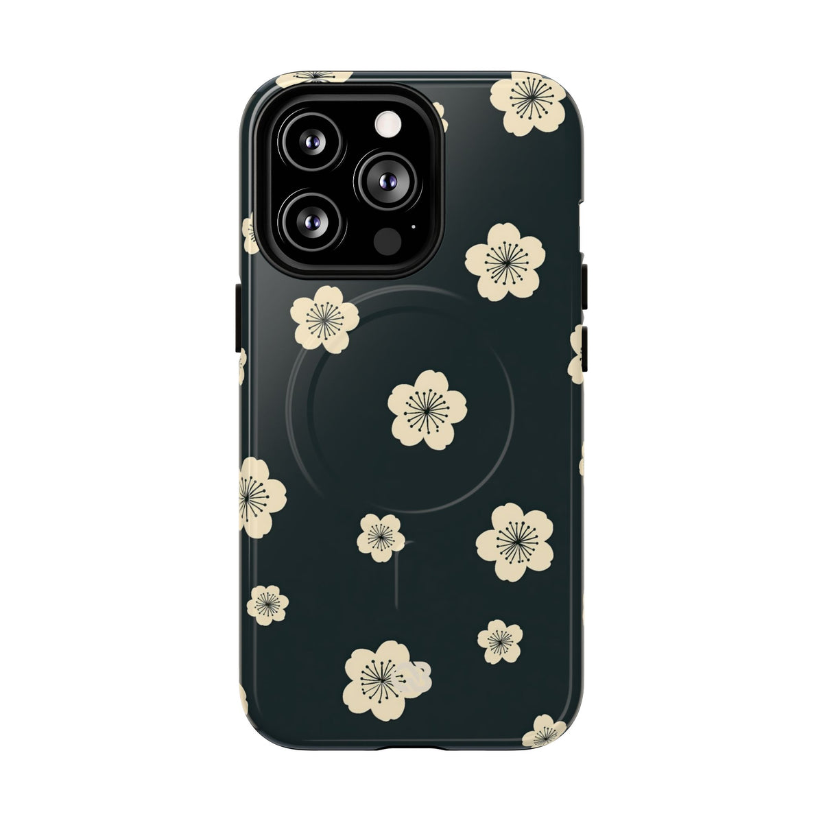 Midnight Sakura Bloom · Tough 2.0 Magnetic Phone Case for iPhone · Black