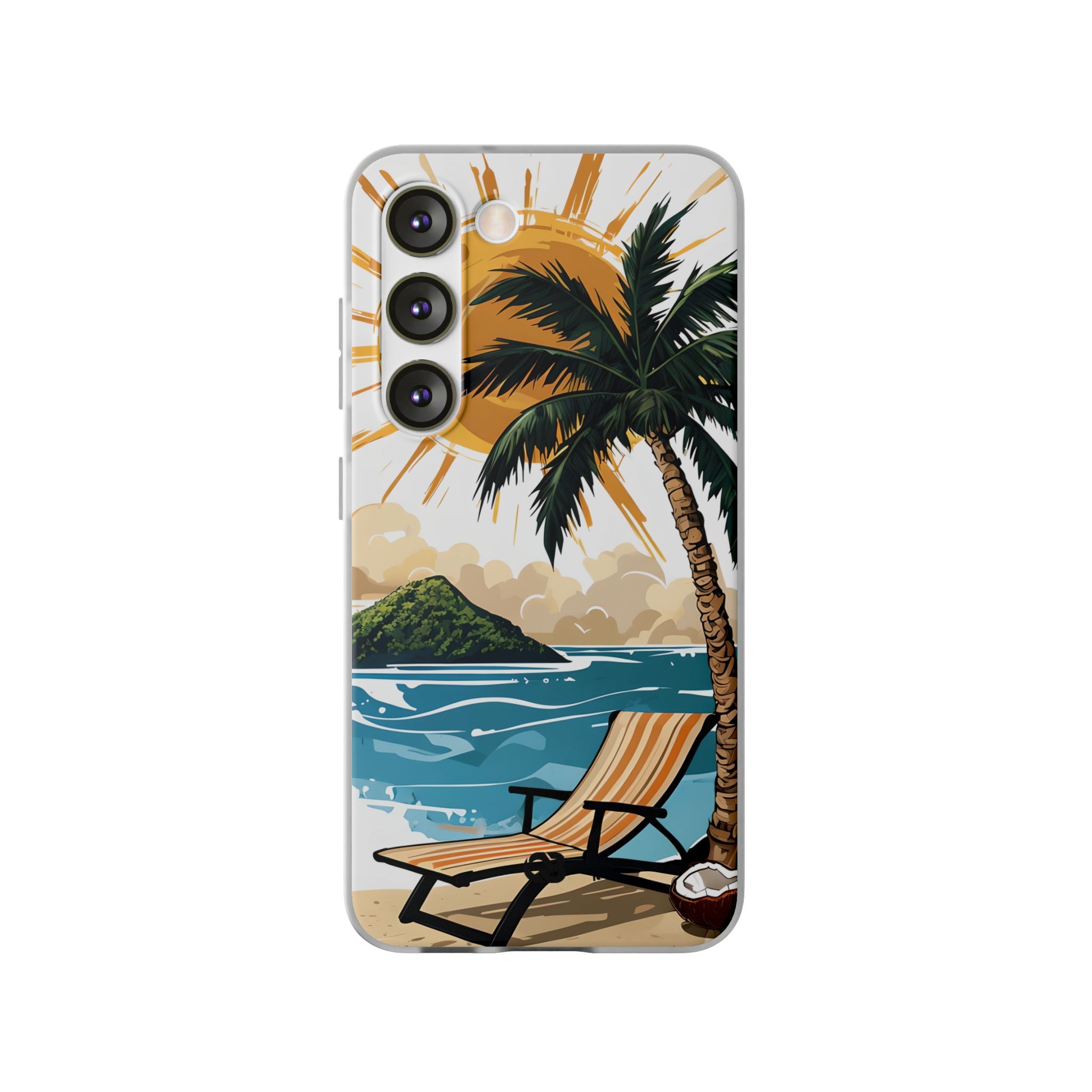 Radiant Coast Solitude · Soft Handyhülle für Samsung