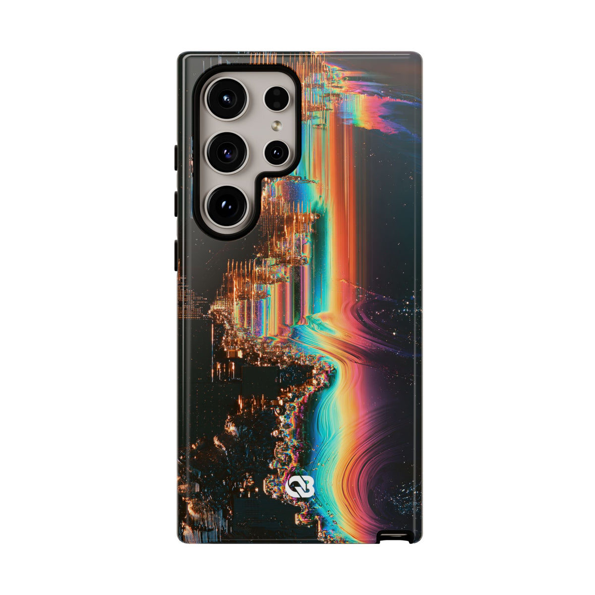 Prismatic Circuit · Tough Phone Case for Samsung · Black