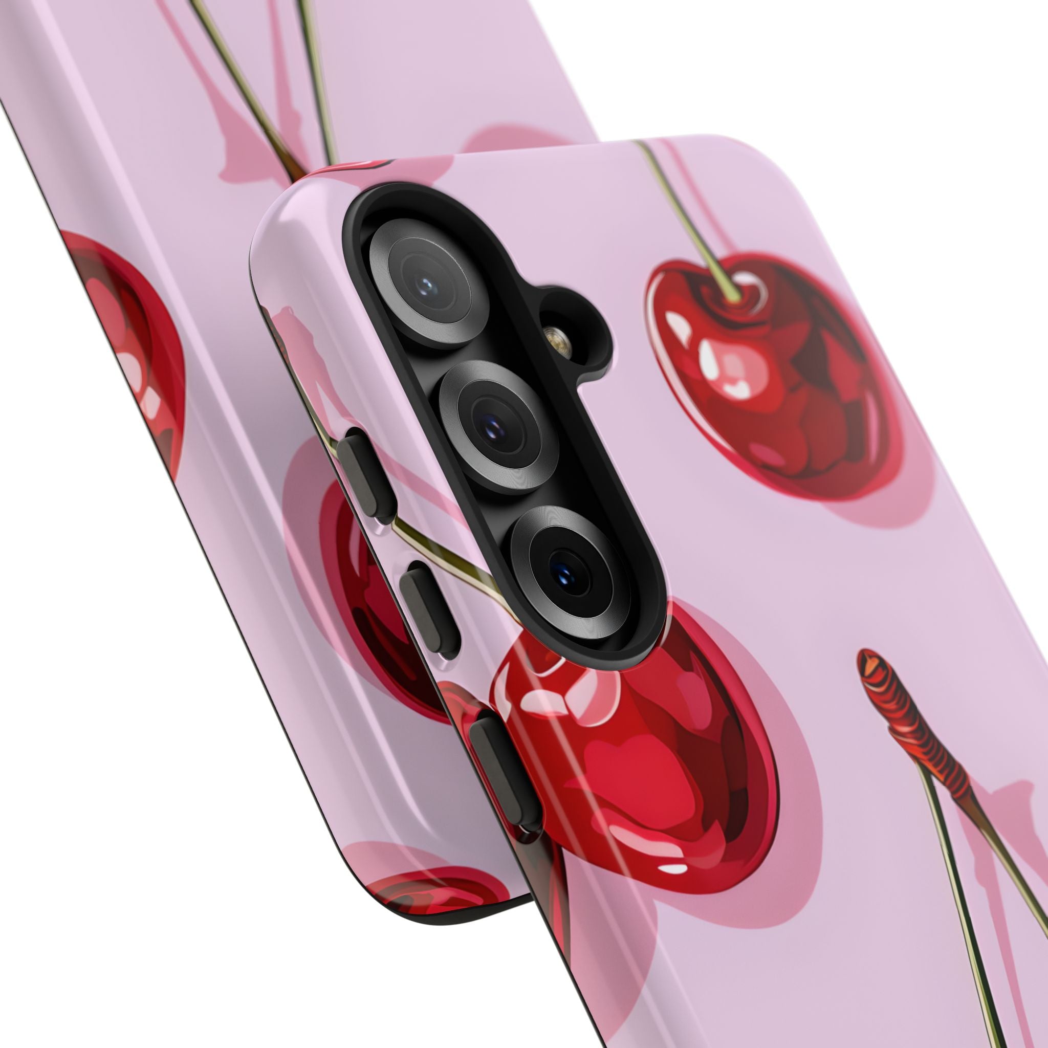 Glossy Cherry Burst Samsung S25 Plus Case - Tough - CASE•BOB