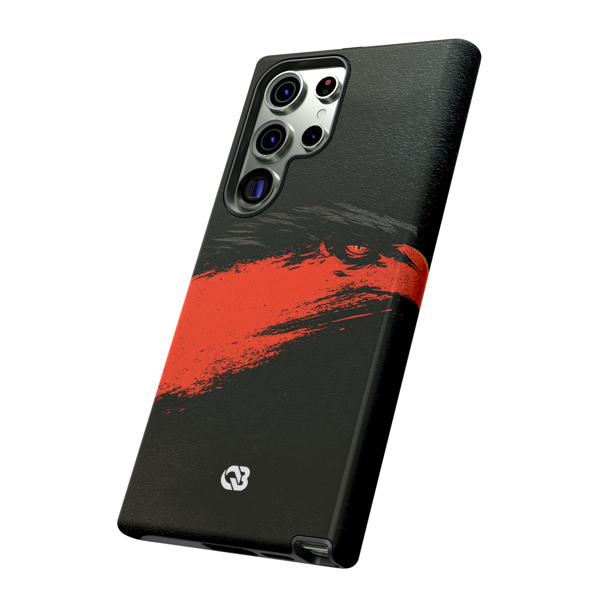 Crimson Raptor Noir · Tough Phone Case for Samsung · Black