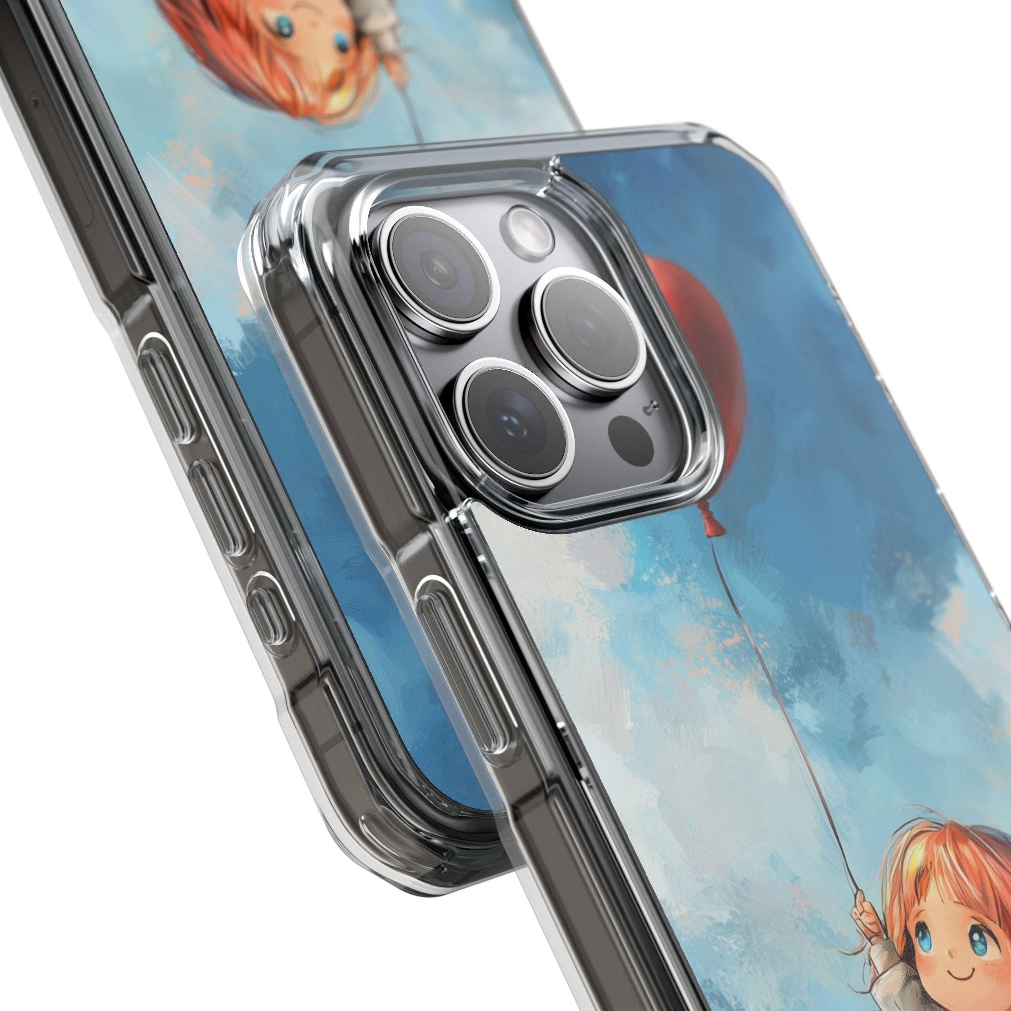 Crimson Heart Sky · Impact Phone Case for iPhone · Magsafe