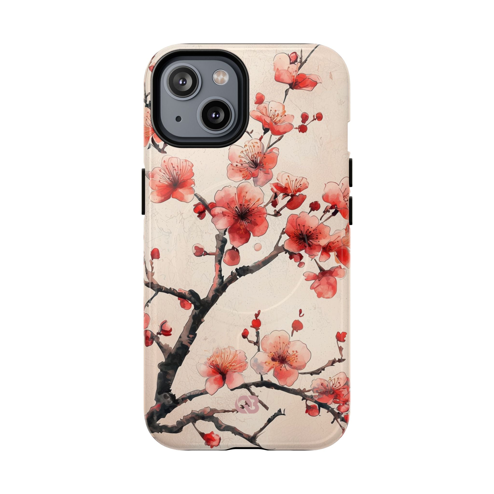 Crimson Silk Flora · Tough+ Custodia per iPhone · Magsafe