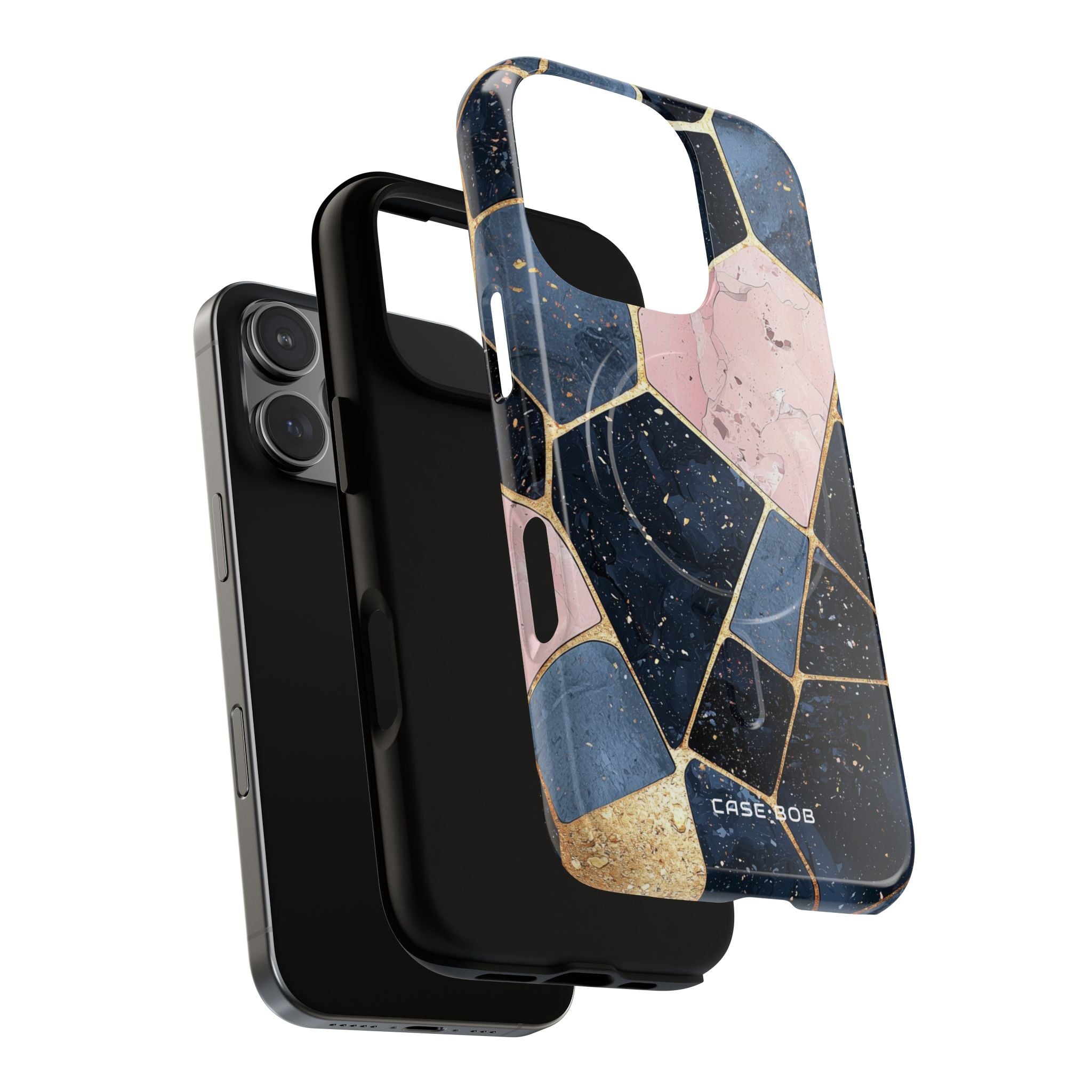 Golden Mosaic iPhone 16 Pro Case - Tough+ - CASE•BOB