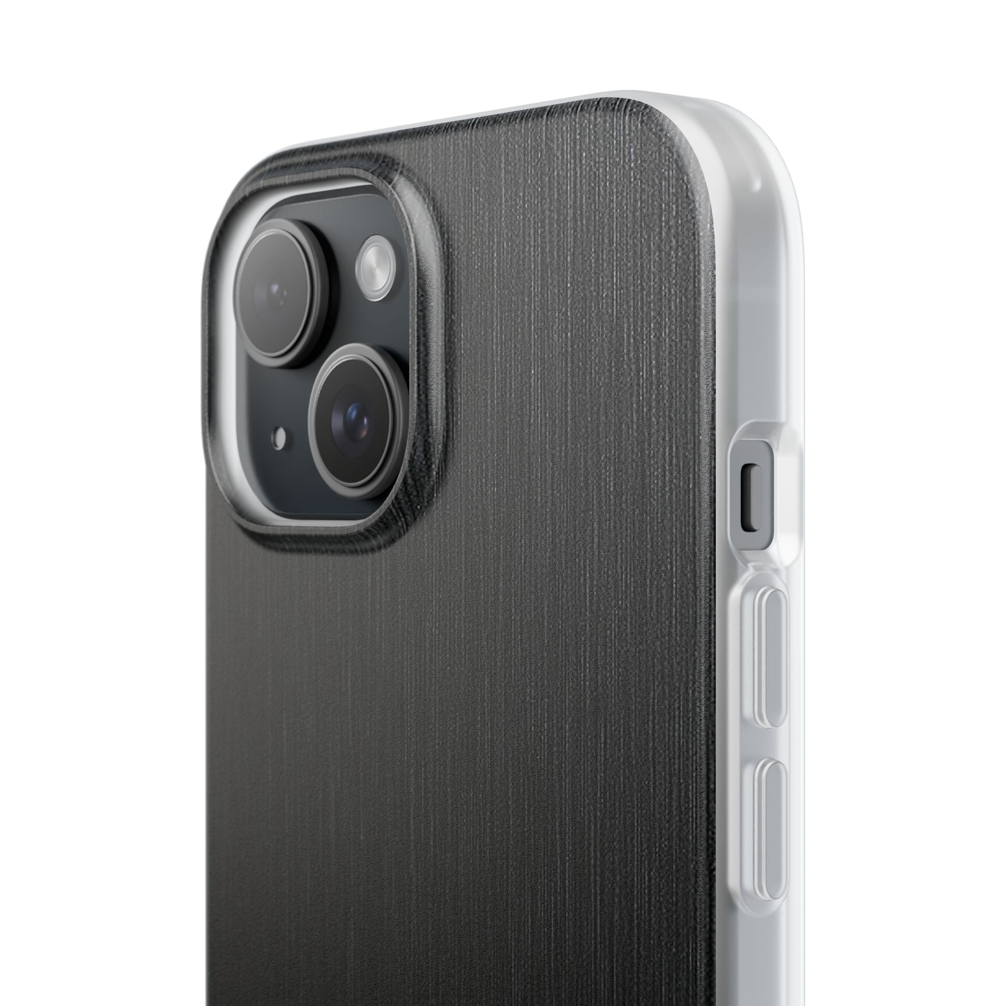 Black Lite Phone Case for iPhone - Brushed Obsidian Slate