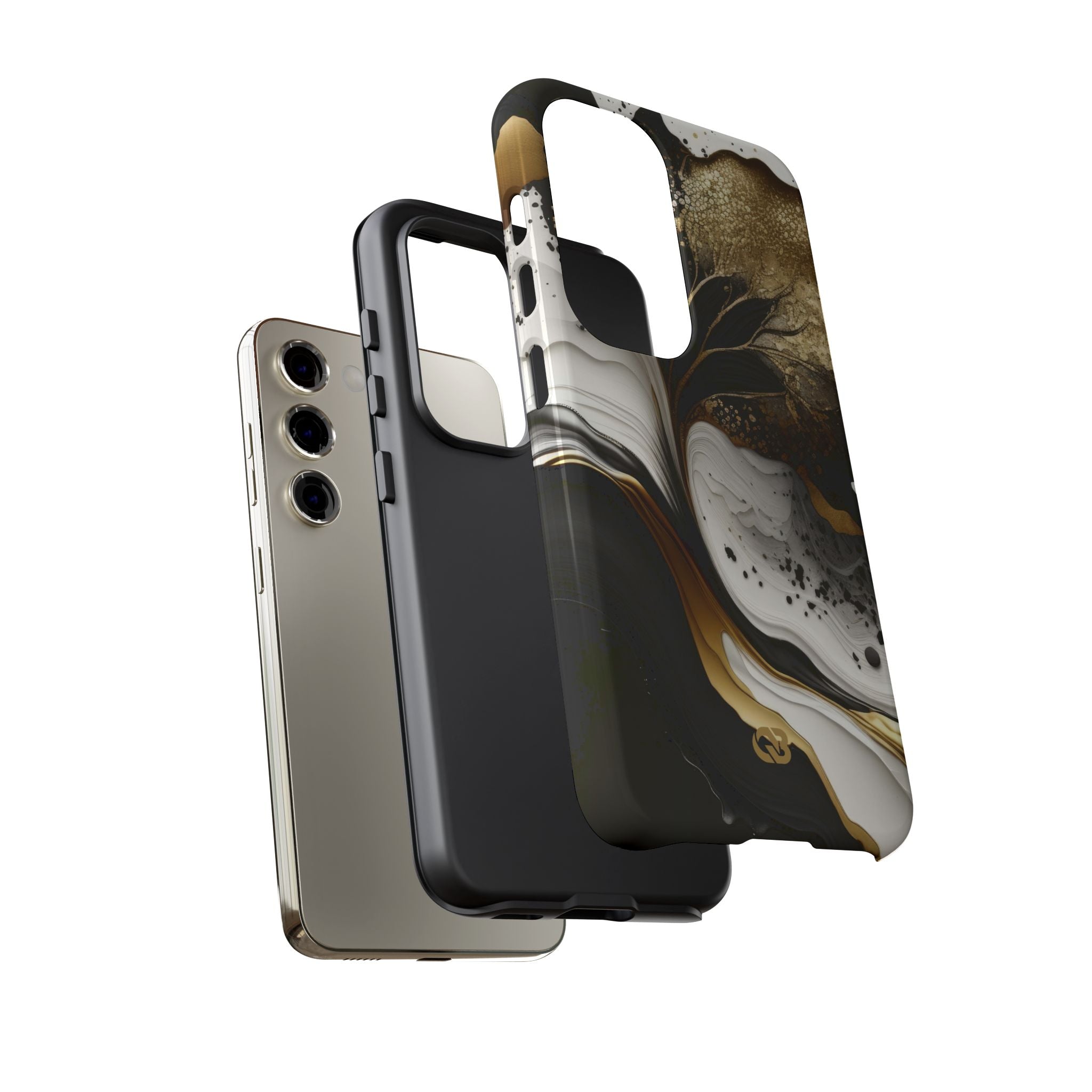 Molten Onyx Gold · Tough Coque de téléphone pour Samsung
