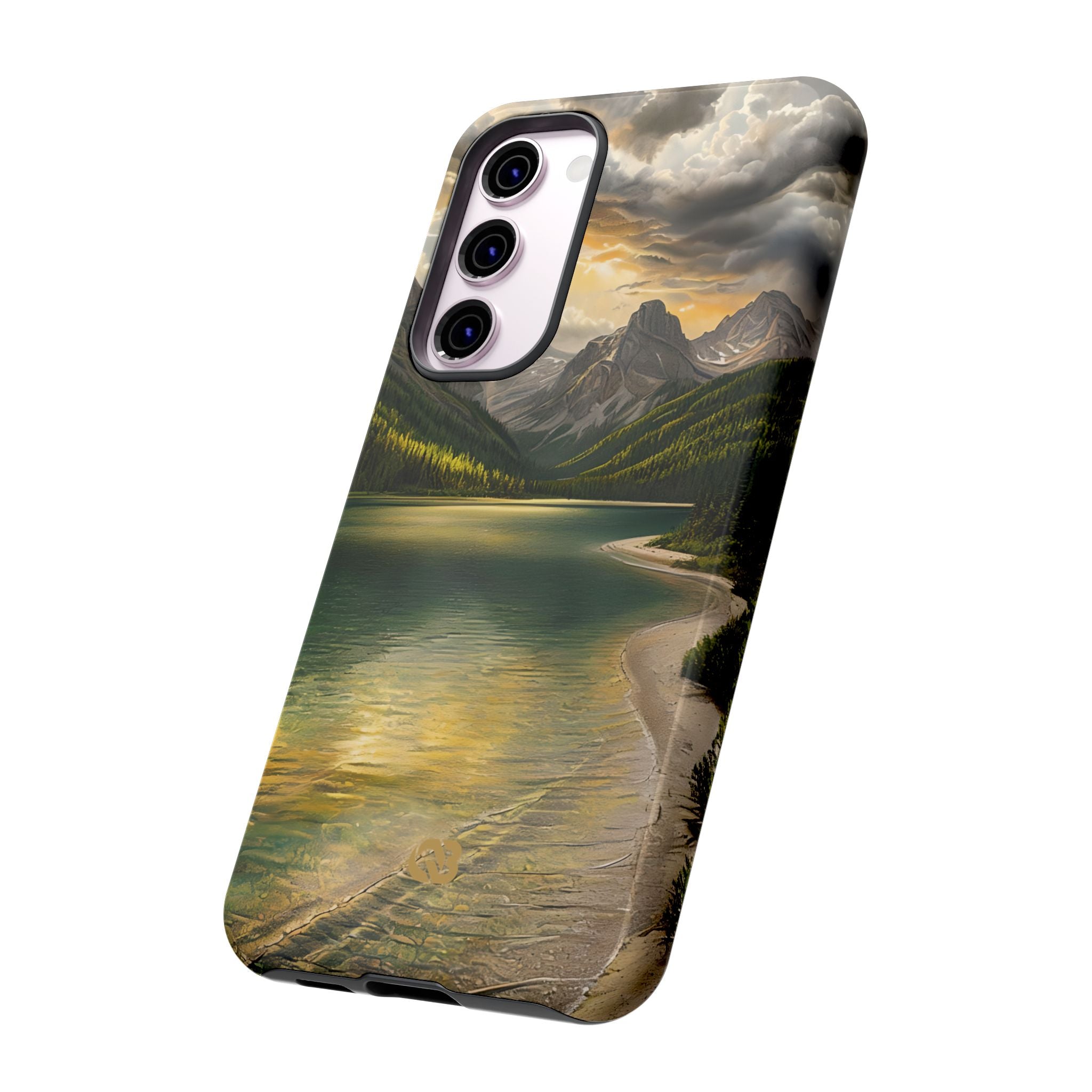Gilded Mountain Lake · Tough Phone Case for Samsung