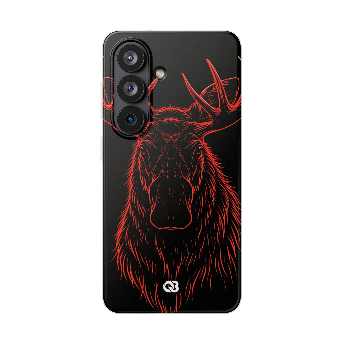 Crimson Horizon Moose · Lite Phone Case for Samsung · Black
