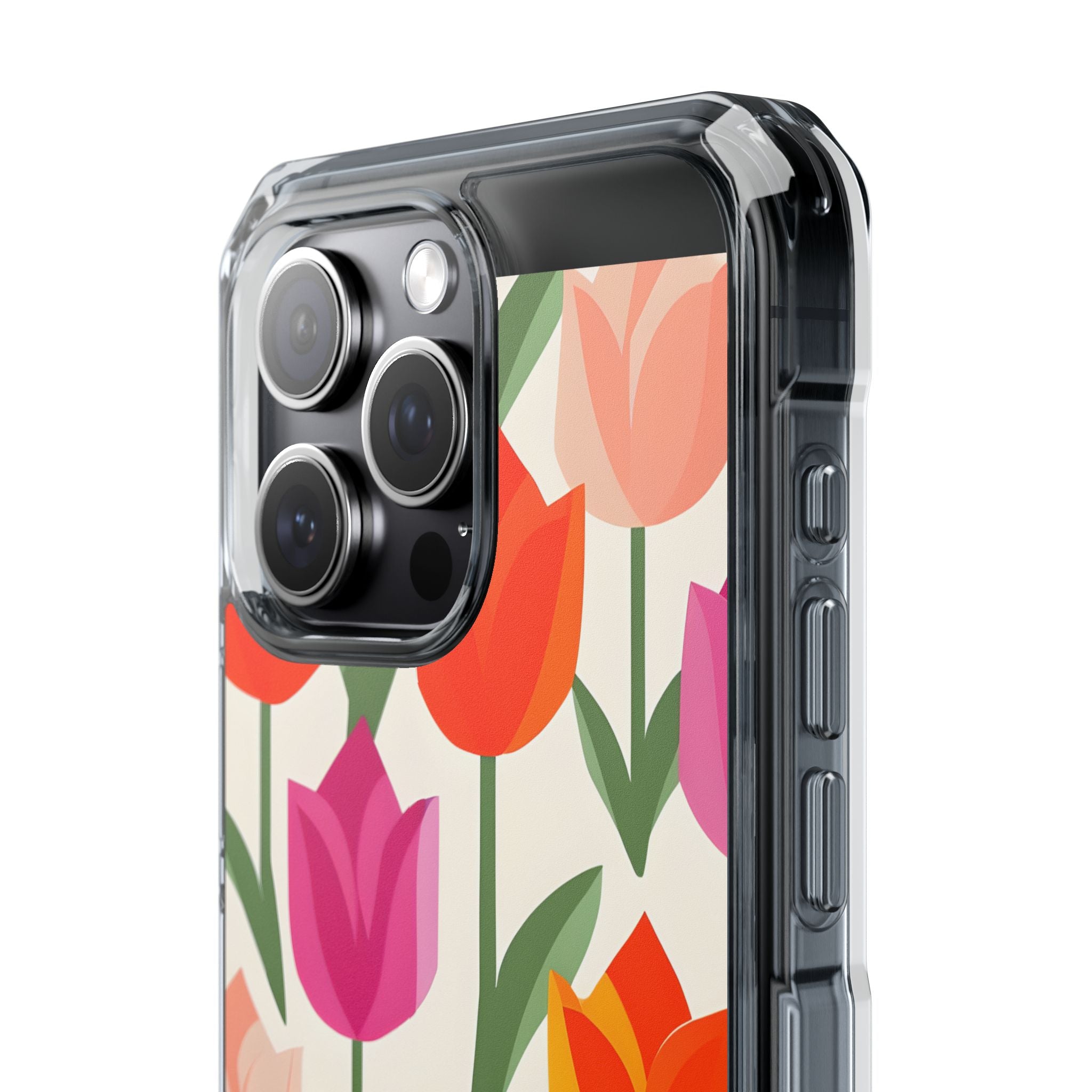 Vibrant Petal Grid · Impact Handyhülle für iPhone · Magsafe