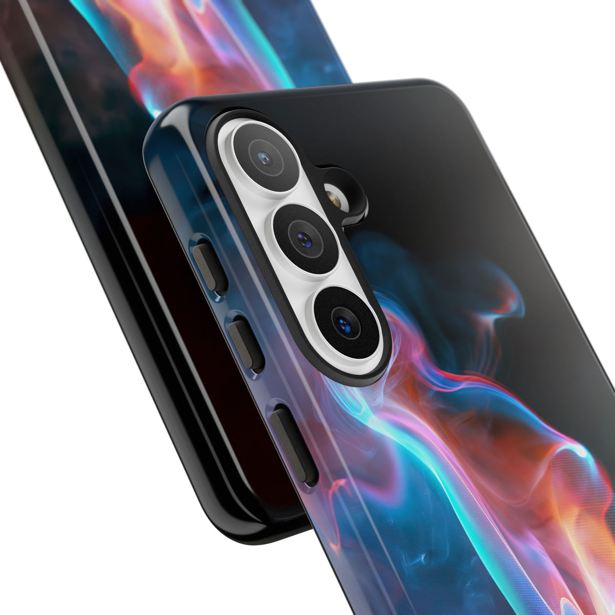 Neon Waveform · Tough Phone Case for Samsung · Black