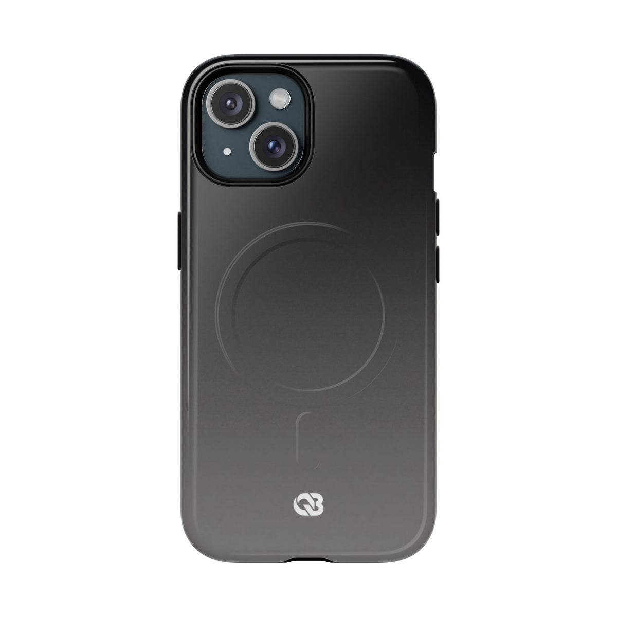 Grey Tough 2.0 Magsafe Phone Case for iPhone - Obsidian Ash Fade