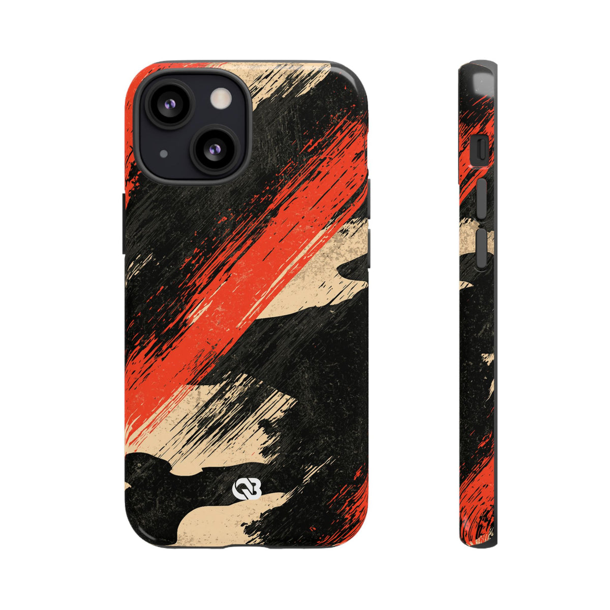 Urban Slash Camo · Tough Phone Case for iPhone · Black