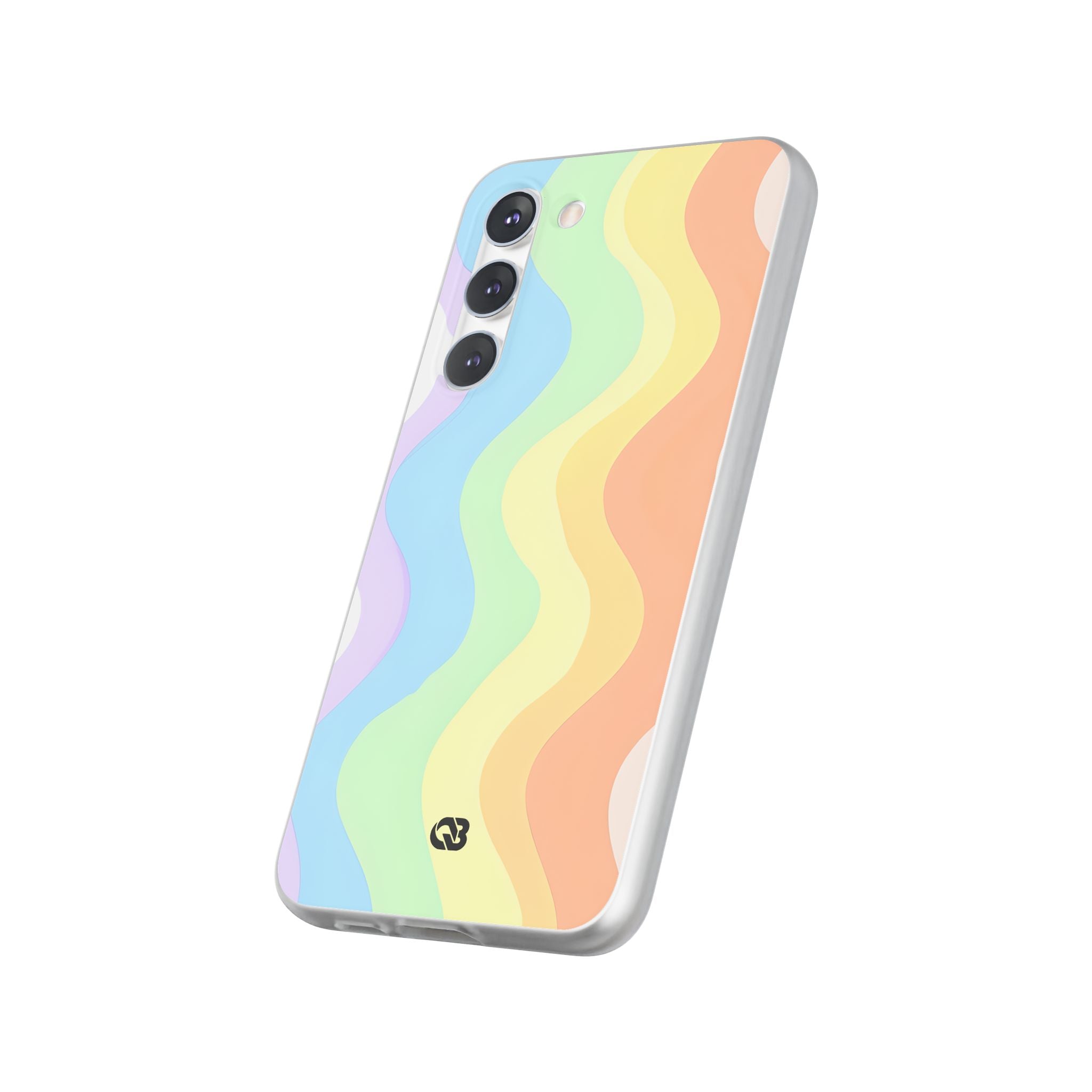 Pastel Ripple Flow · Soft Handyhülle für Samsung