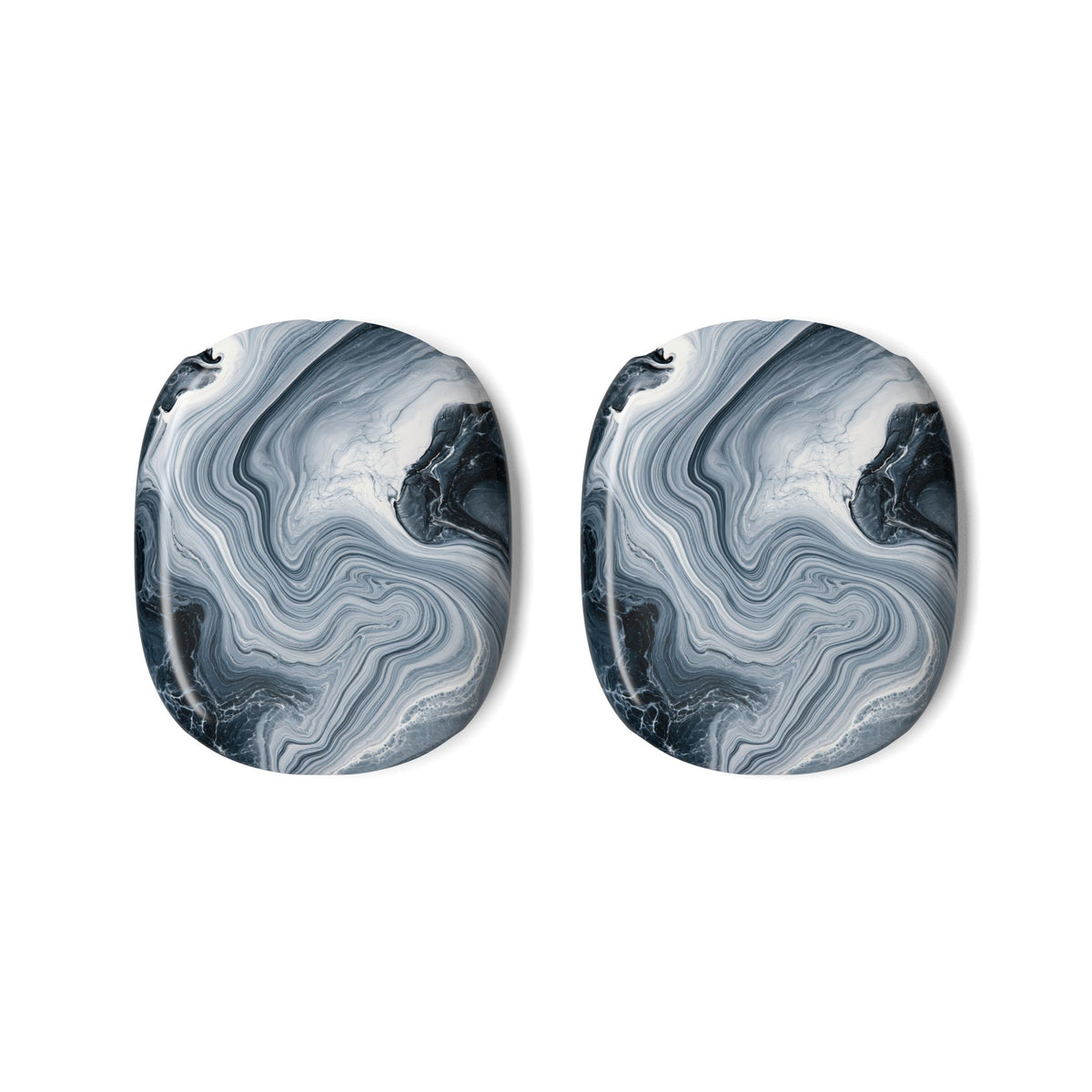 Suminagashi Ink Flow · Hard Case for AirPods Max · Grey
