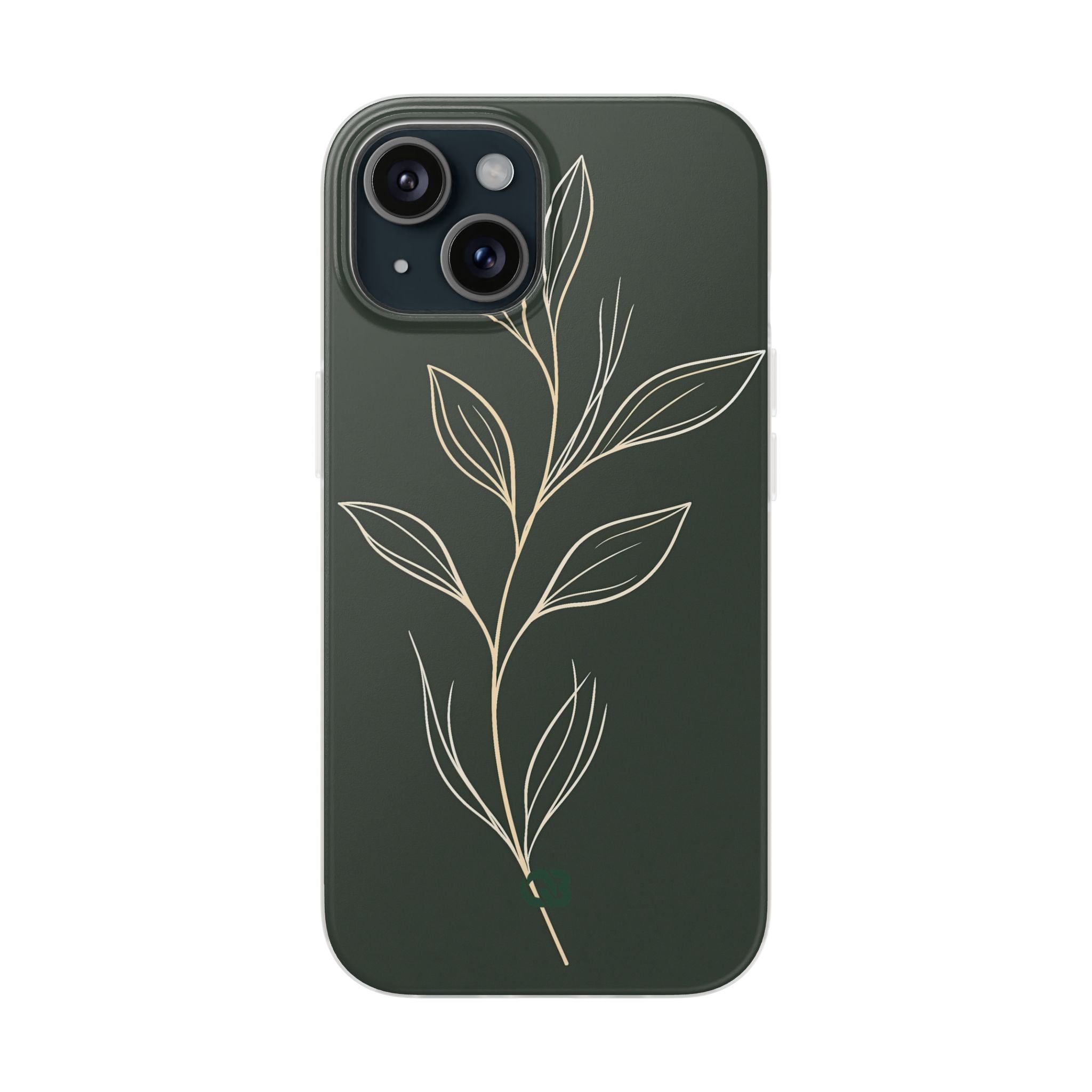 Green Lite Phone Case for iPhone - Deep Moss Willow