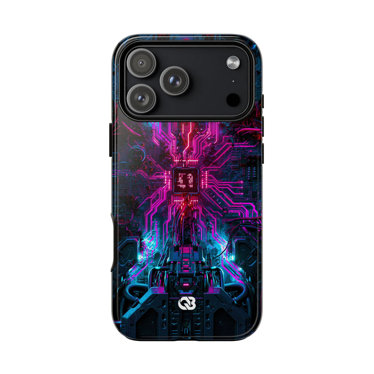 Neural Circuit Core · Tough Phone Case for iPhone · Black