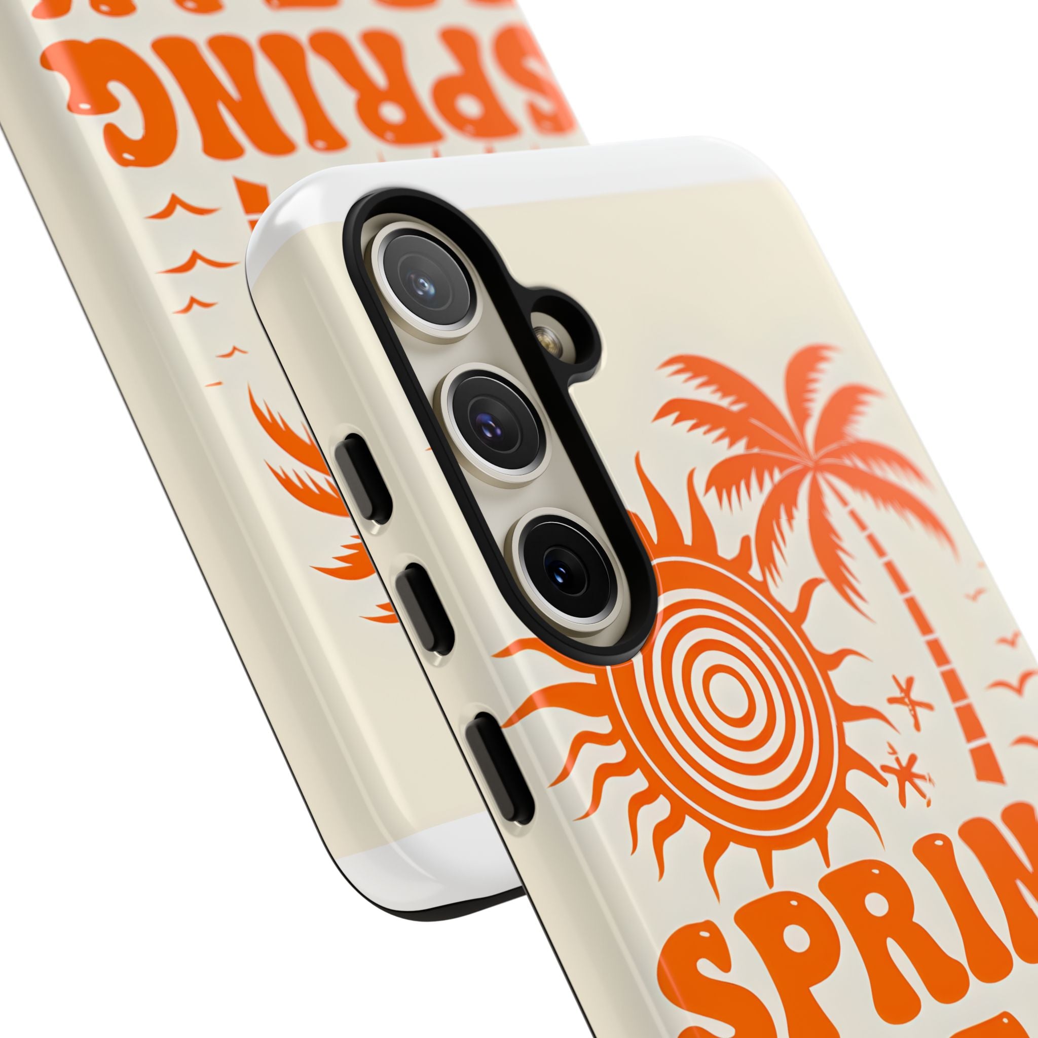 Retro Orange Tide · Tough Capa para Samsung