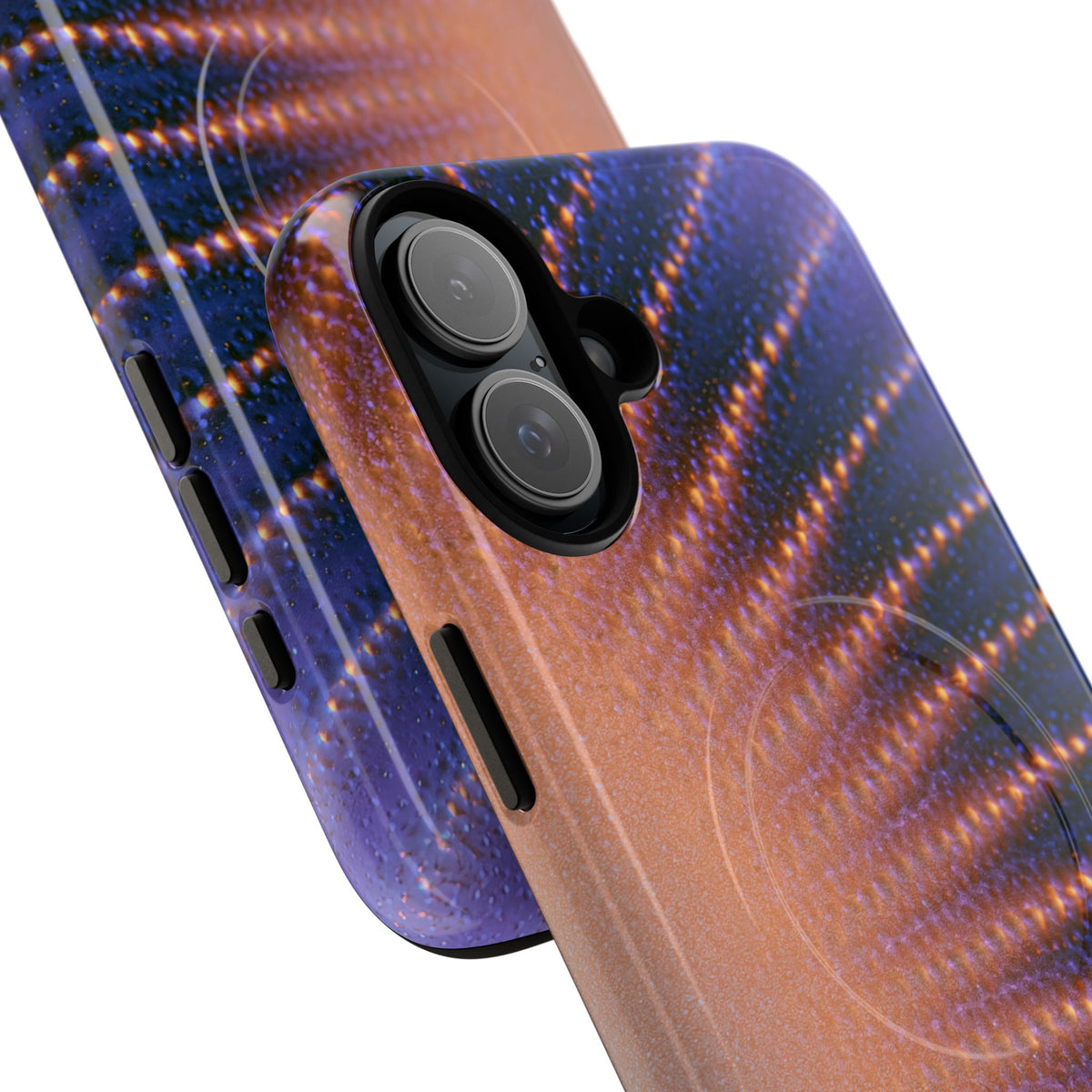 Luminous Aura Burst · Tough 2.0 Magnetic Phone Case for iPhone · Blue