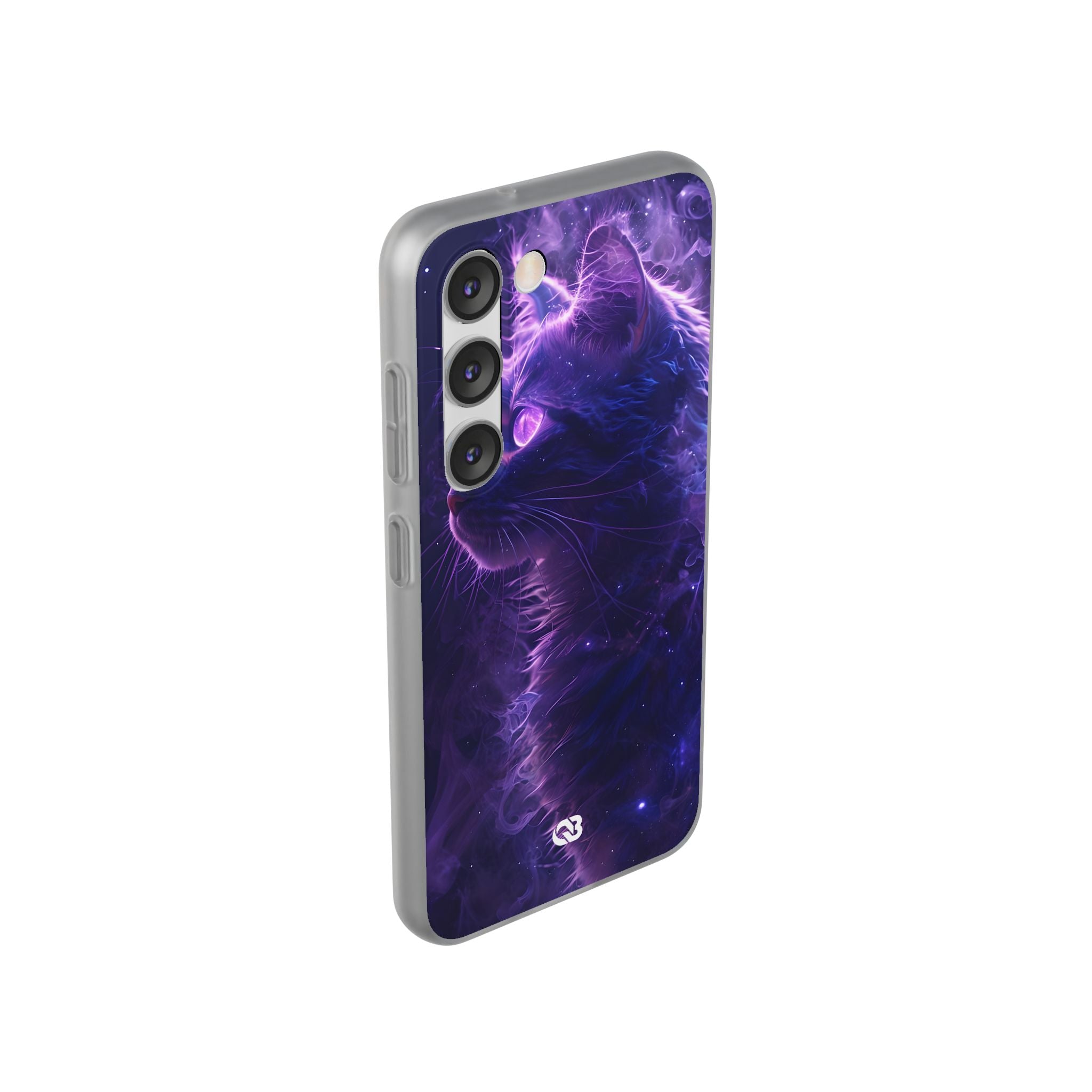 Purple Void Feline · Soft Custodia per Samsung