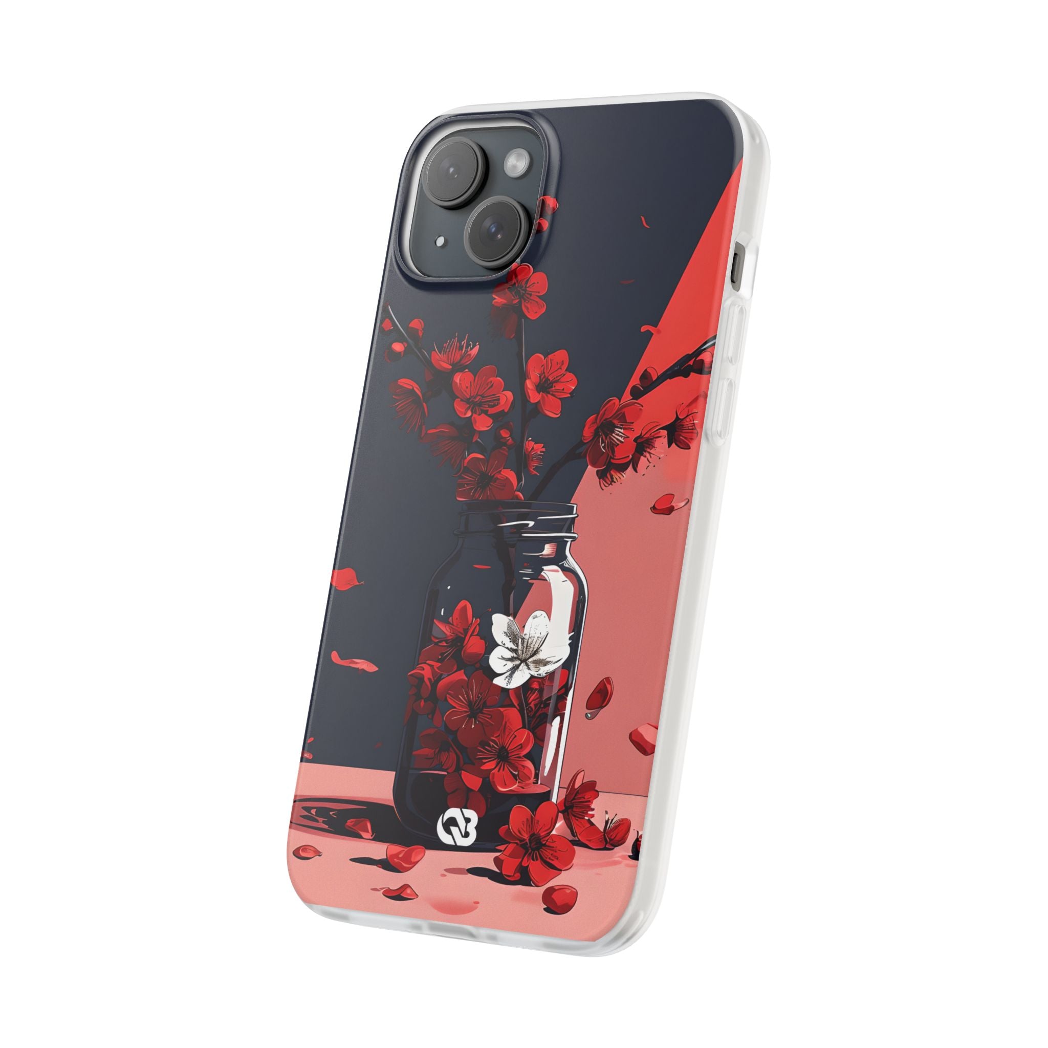 Crimson Blossom Jar · Soft Coque de téléphone pour iPhone