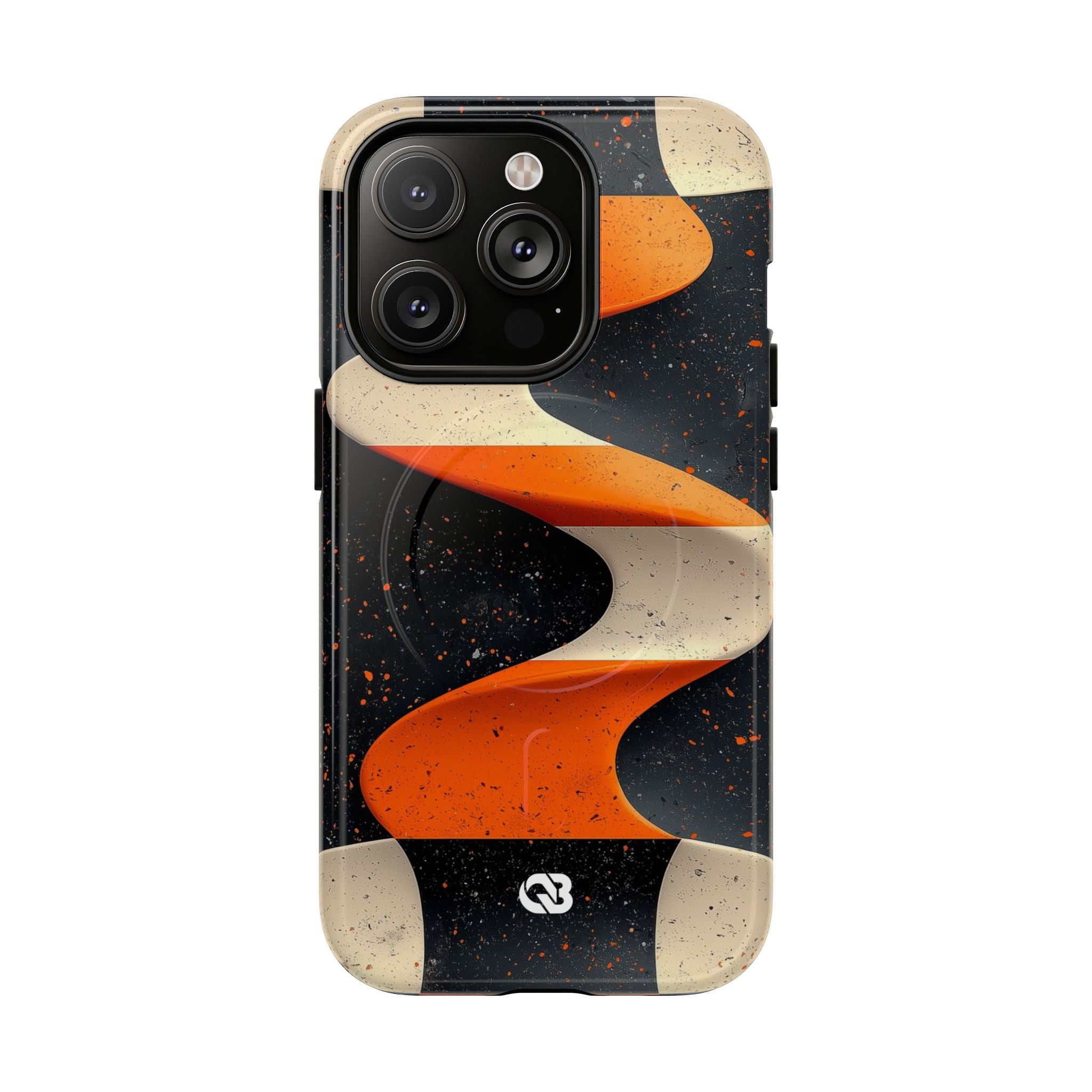 Orange Grit Twist · Tough+ Phone Case for iPhone · Magsafe
