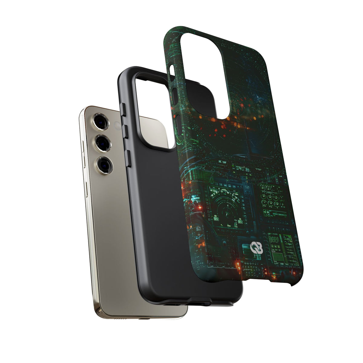 Tactical Avionics HUD · Tough Phone Case for Samsung · Green