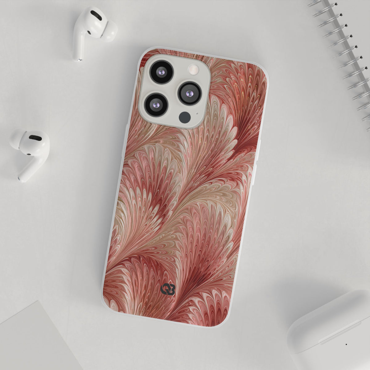 Blush Petal Plume · Lite Phone Case for iPhone · Pink