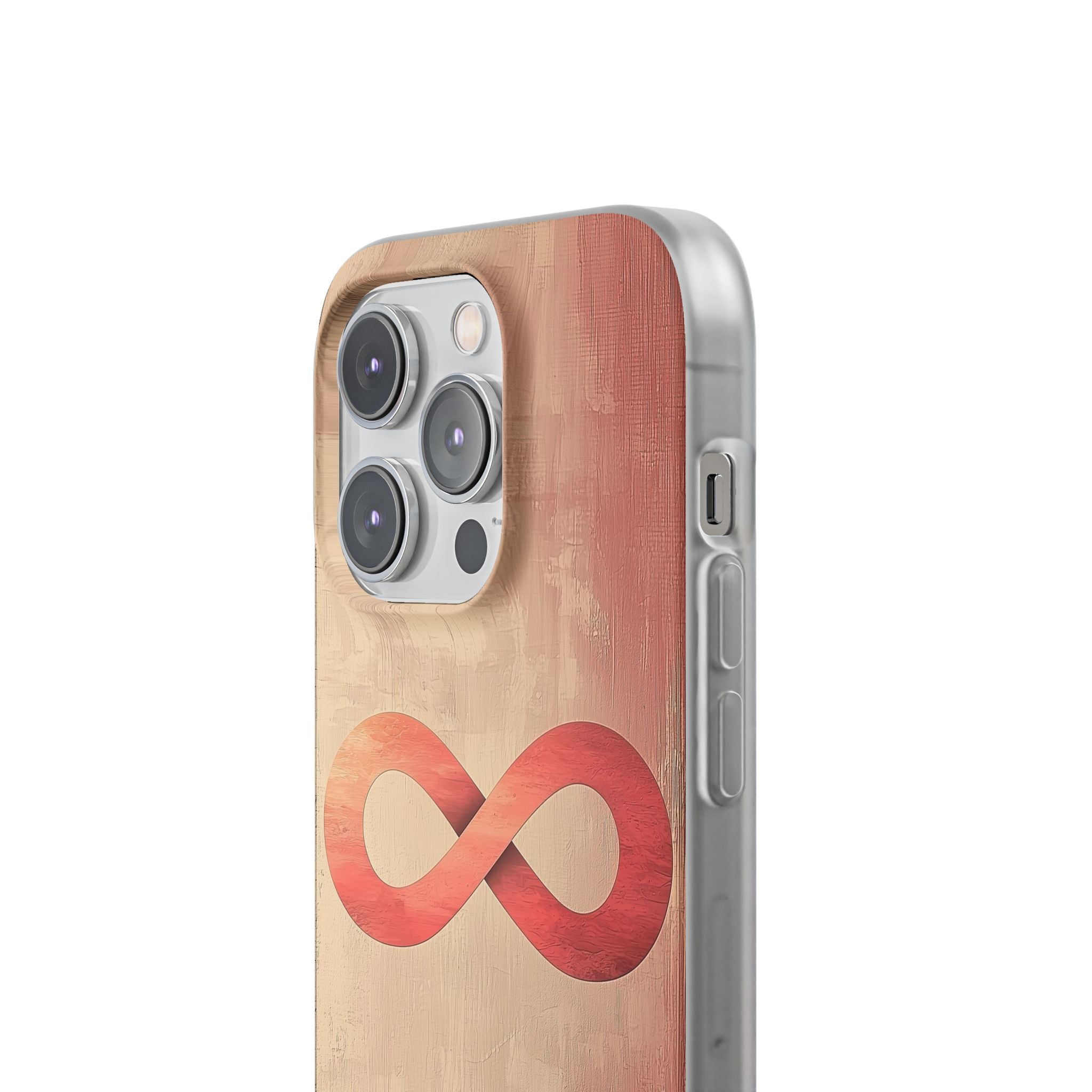Terracotta Infinity Stroke · Soft Handyhülle für iPhone