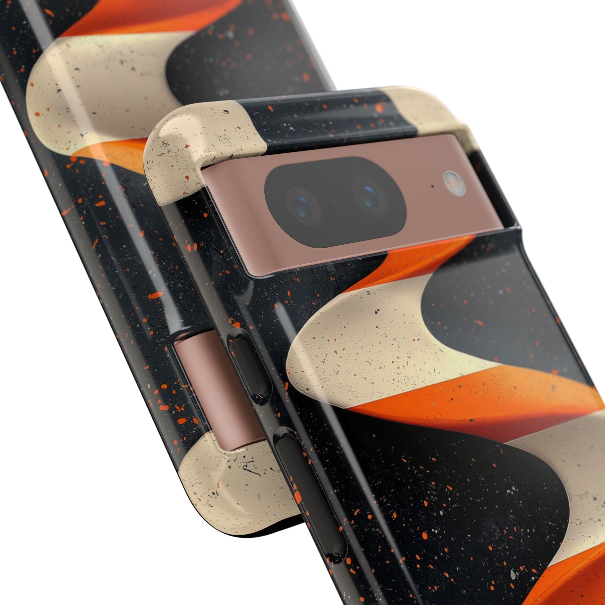Orange Grit Twist · Tough Phone Case for Google Pixel