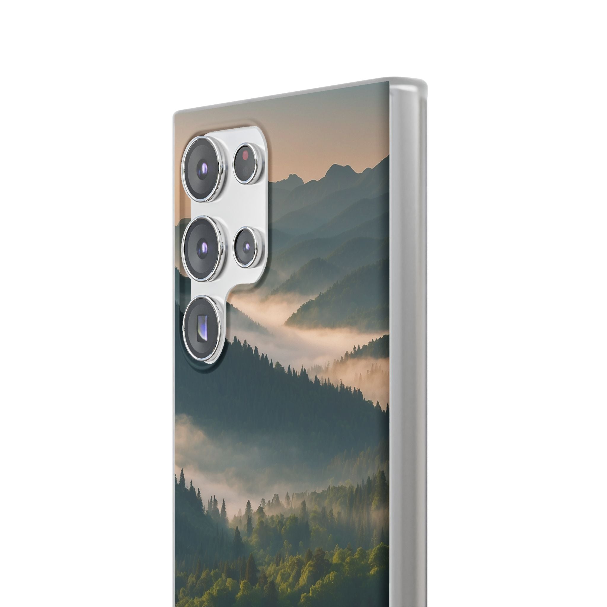 Foggy Mountain Ridge · Soft Phone Case for Samsung