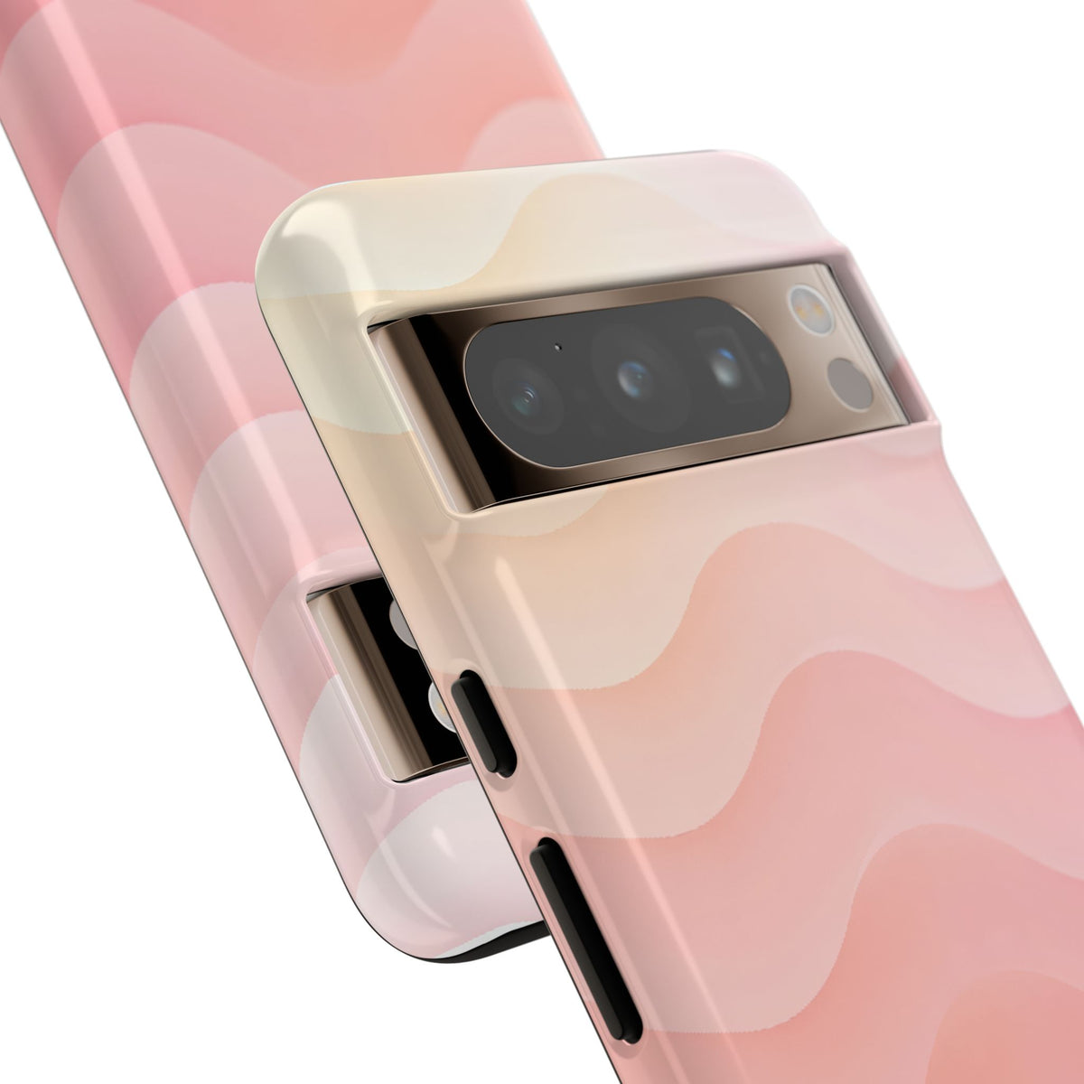 Blush Horizon Waves · Tough Phone Case for Pixel · Pink