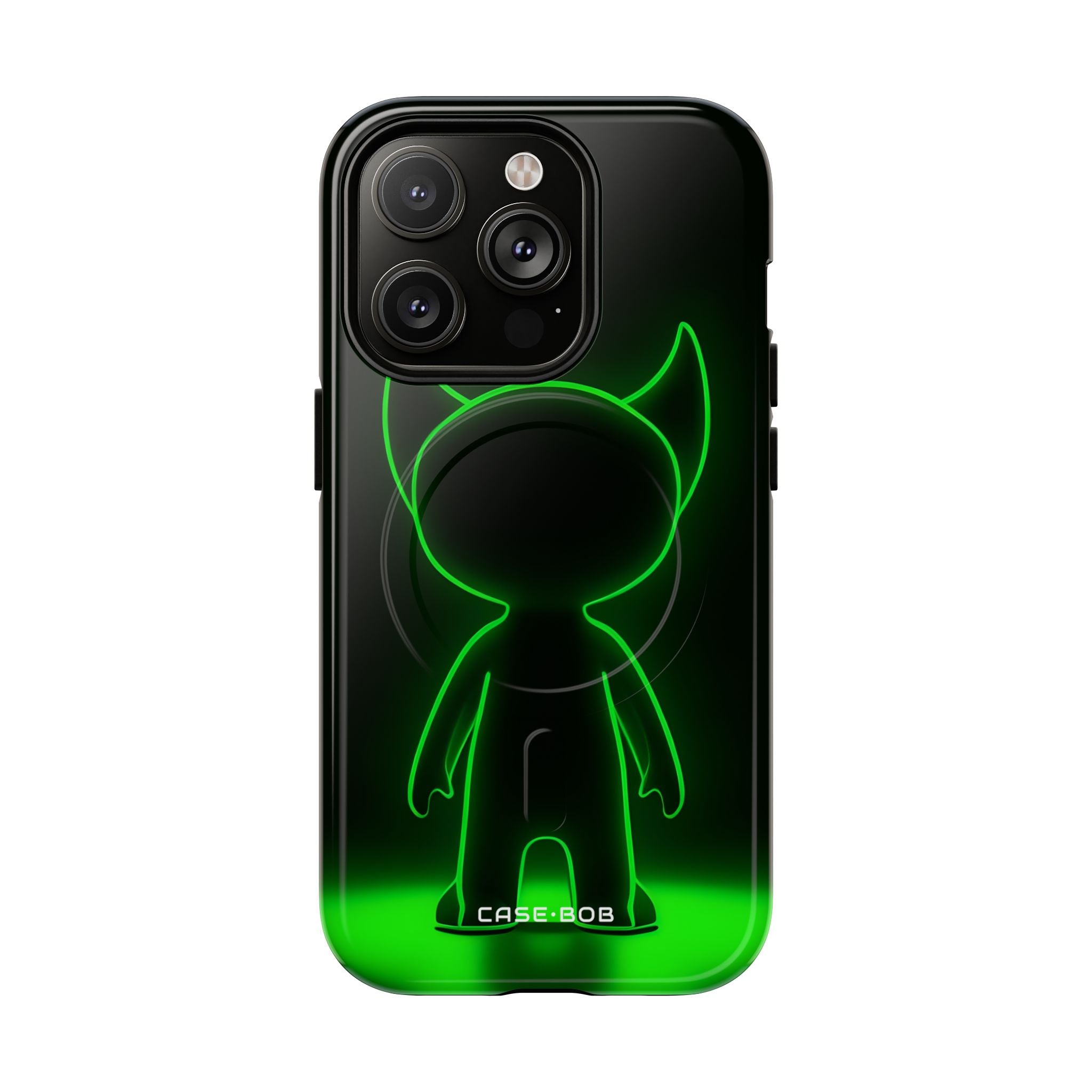 Neon Horned Glow iPhone 14 Pro Case - Tough+