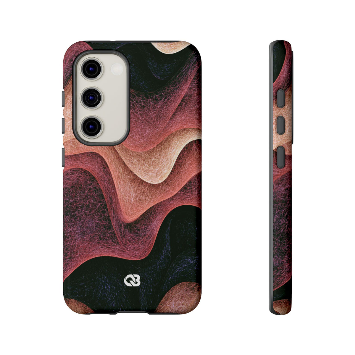 Rose Contour Waves · Tough Phone Case for Samsung · Pink