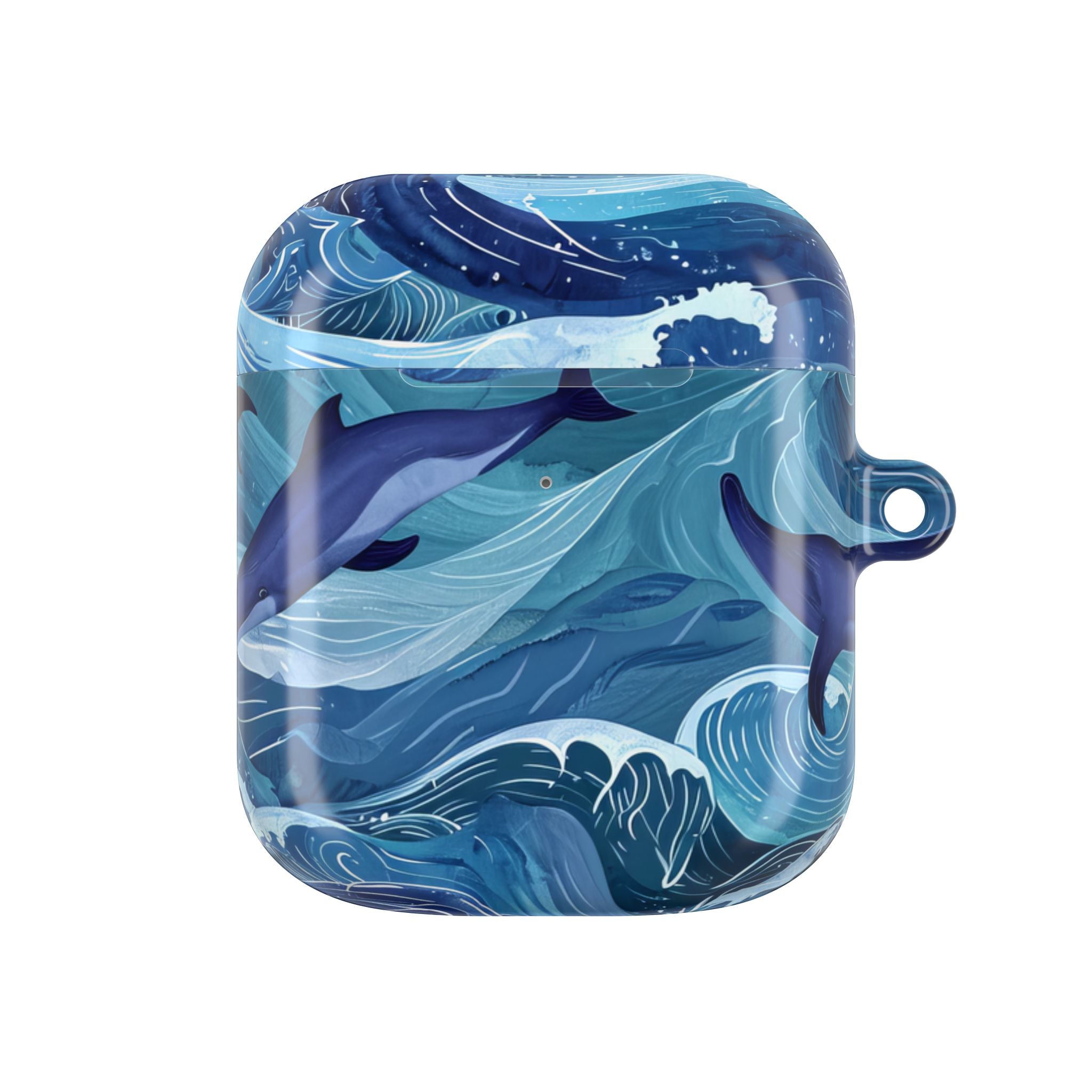 Dolphin Wave Dance - AirPods Case