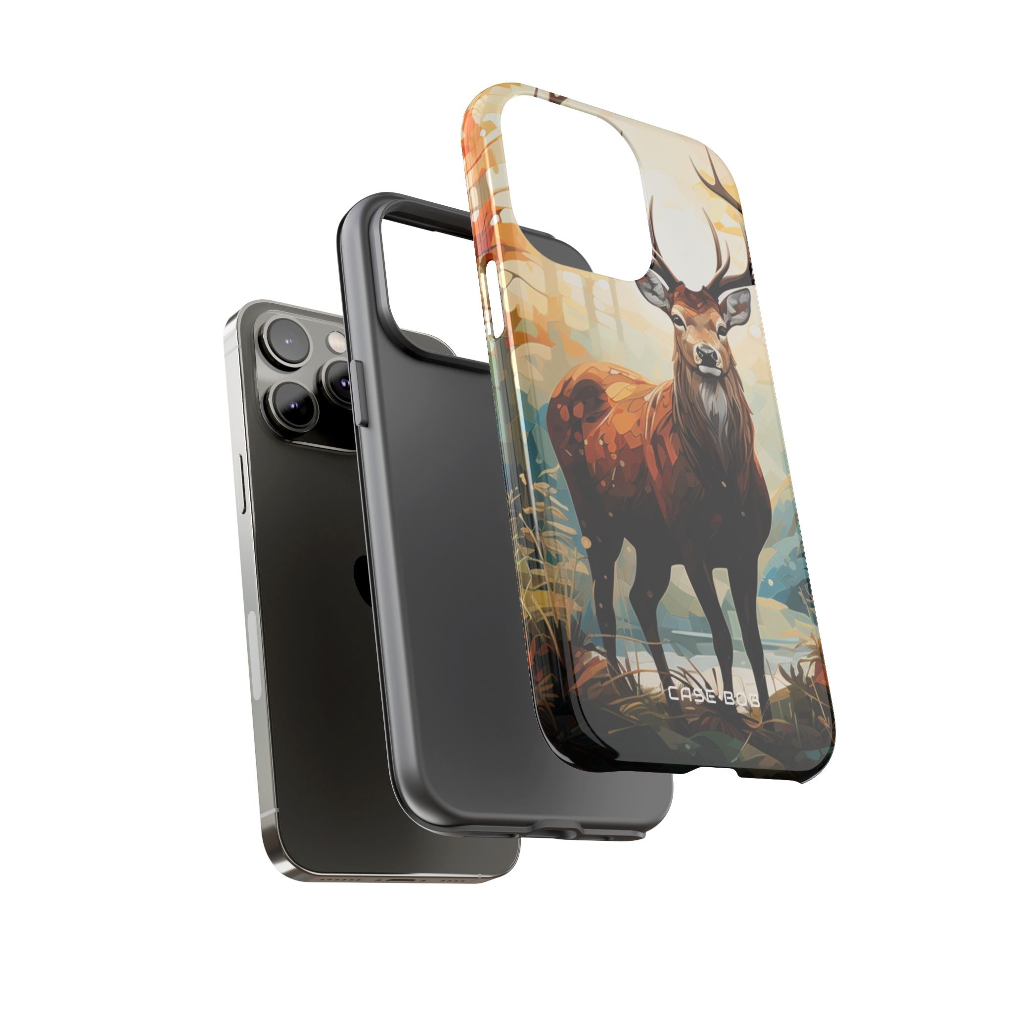 Glowing Stag iPhone 14 Pro Max Case - Tough - CASE•BOB