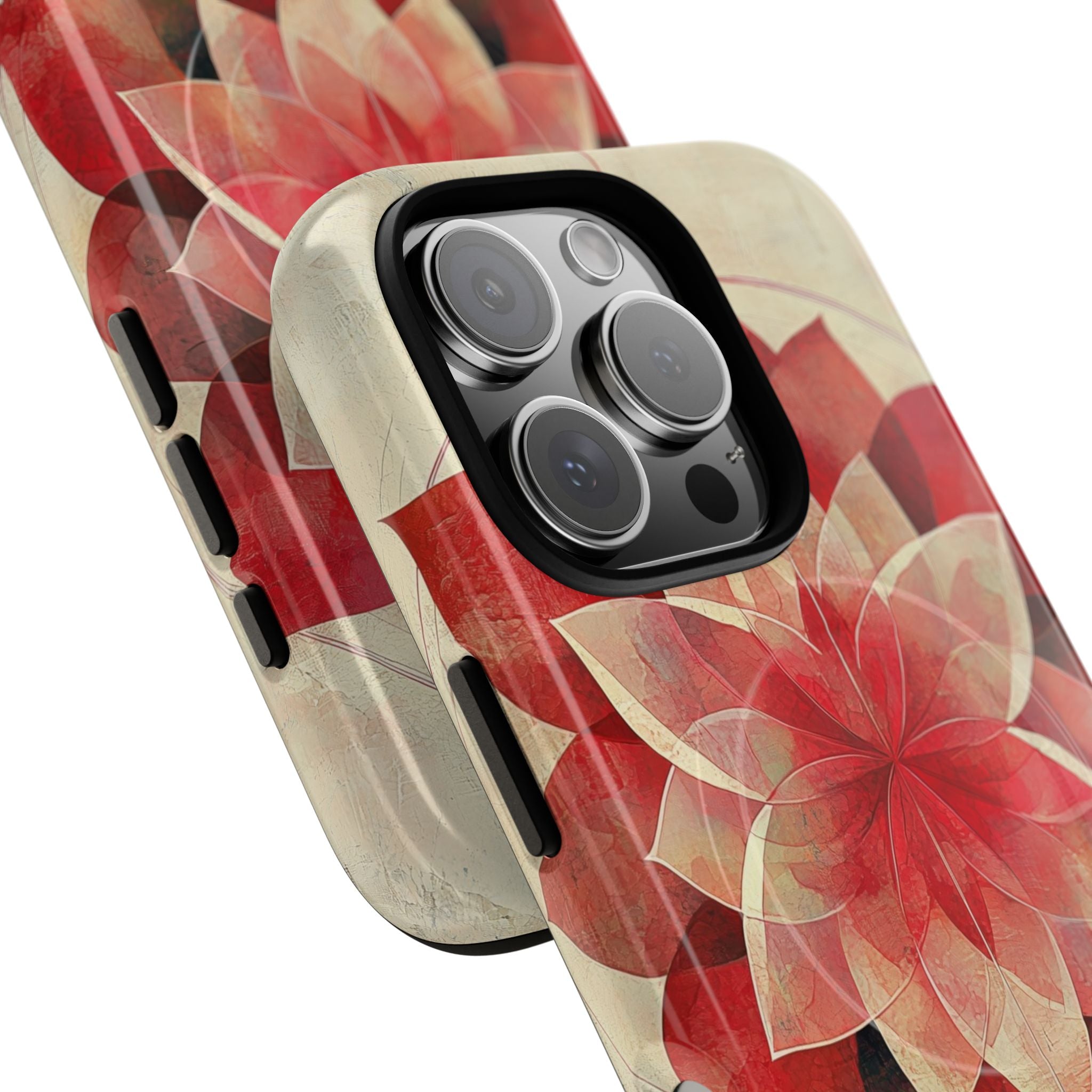 Crimson Petal Peak · Tough+ Phone Case for iPhone · Magsafe