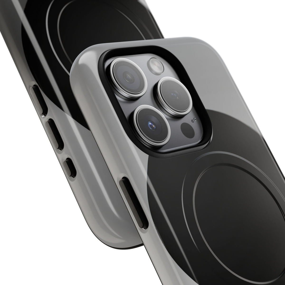 Grey Tough 2.0 Magsafe Phone Case for iPhone - Matte Onyx Sphere