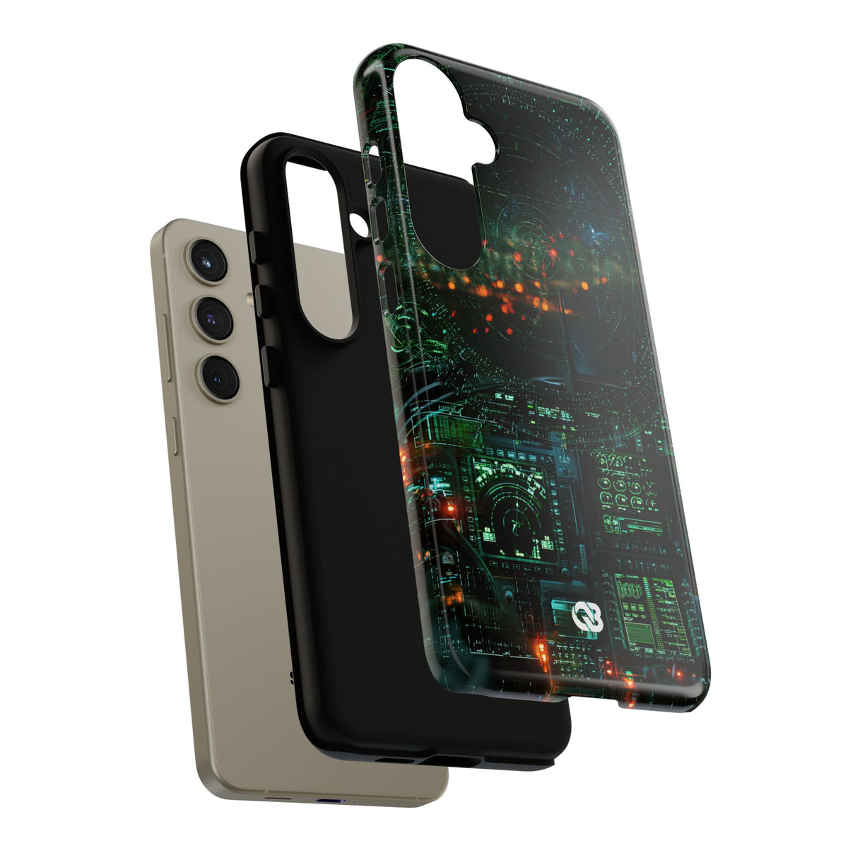 Tactical Avionics HUD · Tough Phone Case for Samsung · Green