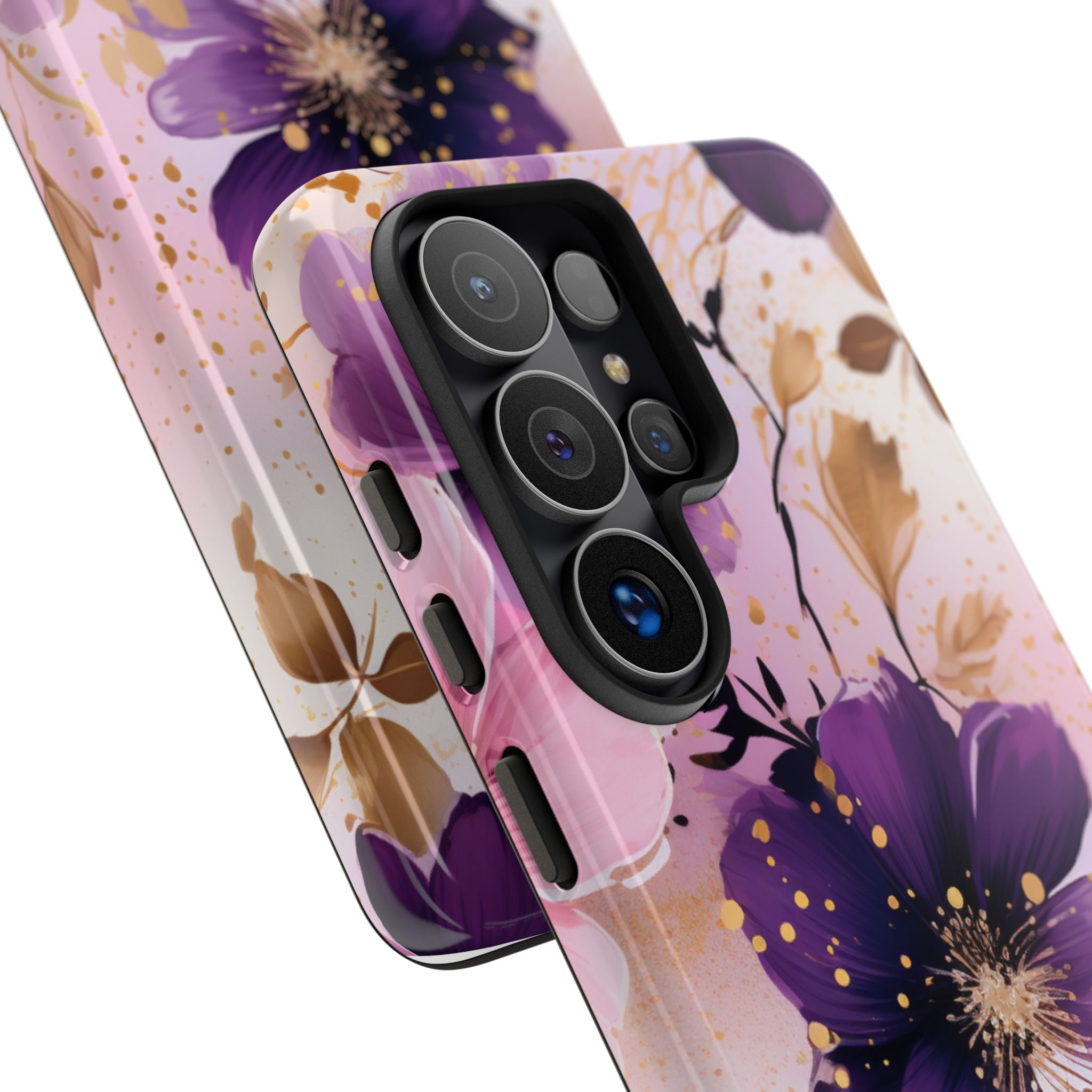 Gilded Violet Bloom · Tough Phone Case for Samsung